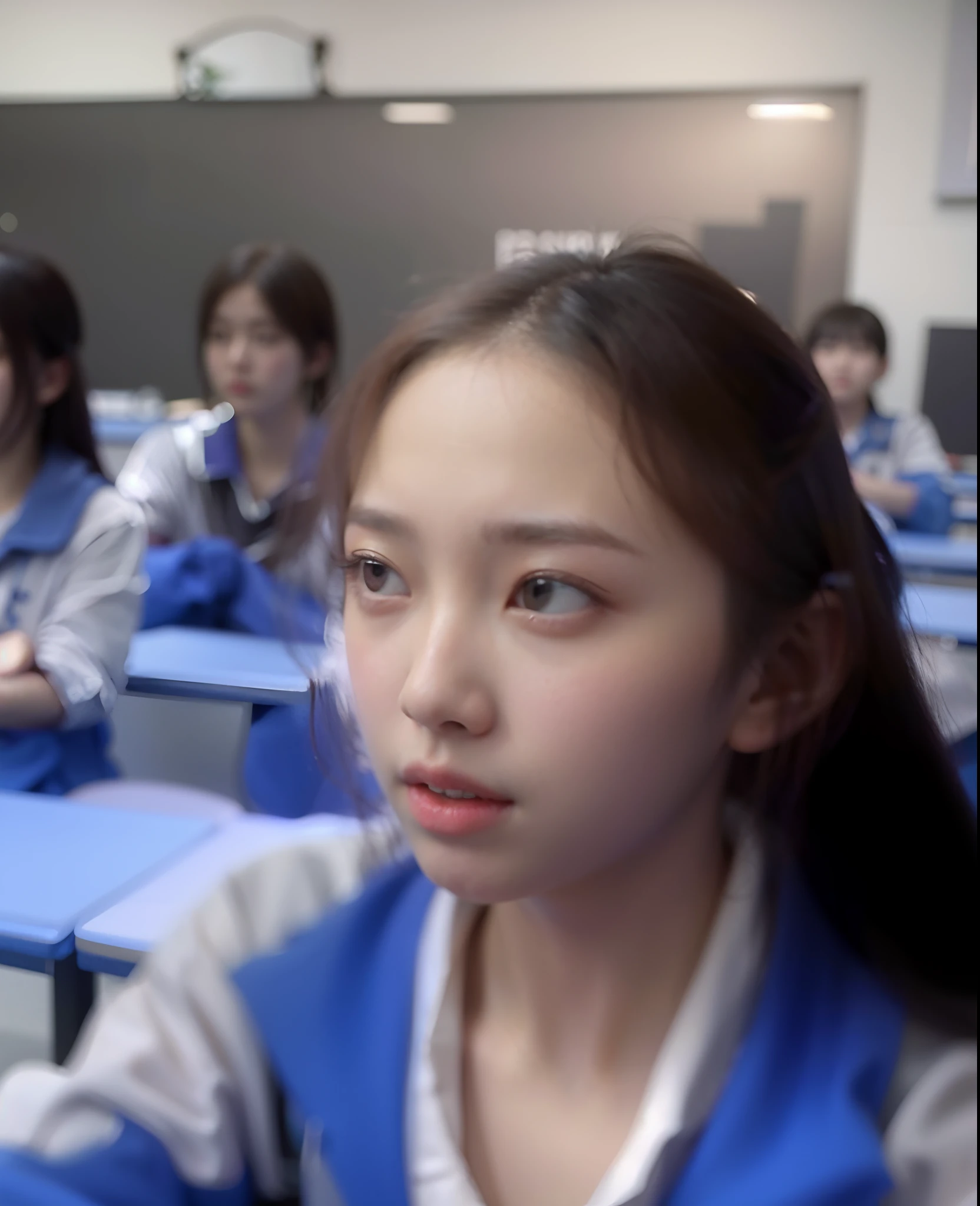11 images with photos about a girl who studies but gets a bad grade for a lesson but just has another surprise lesson and in that one she gets a good grade