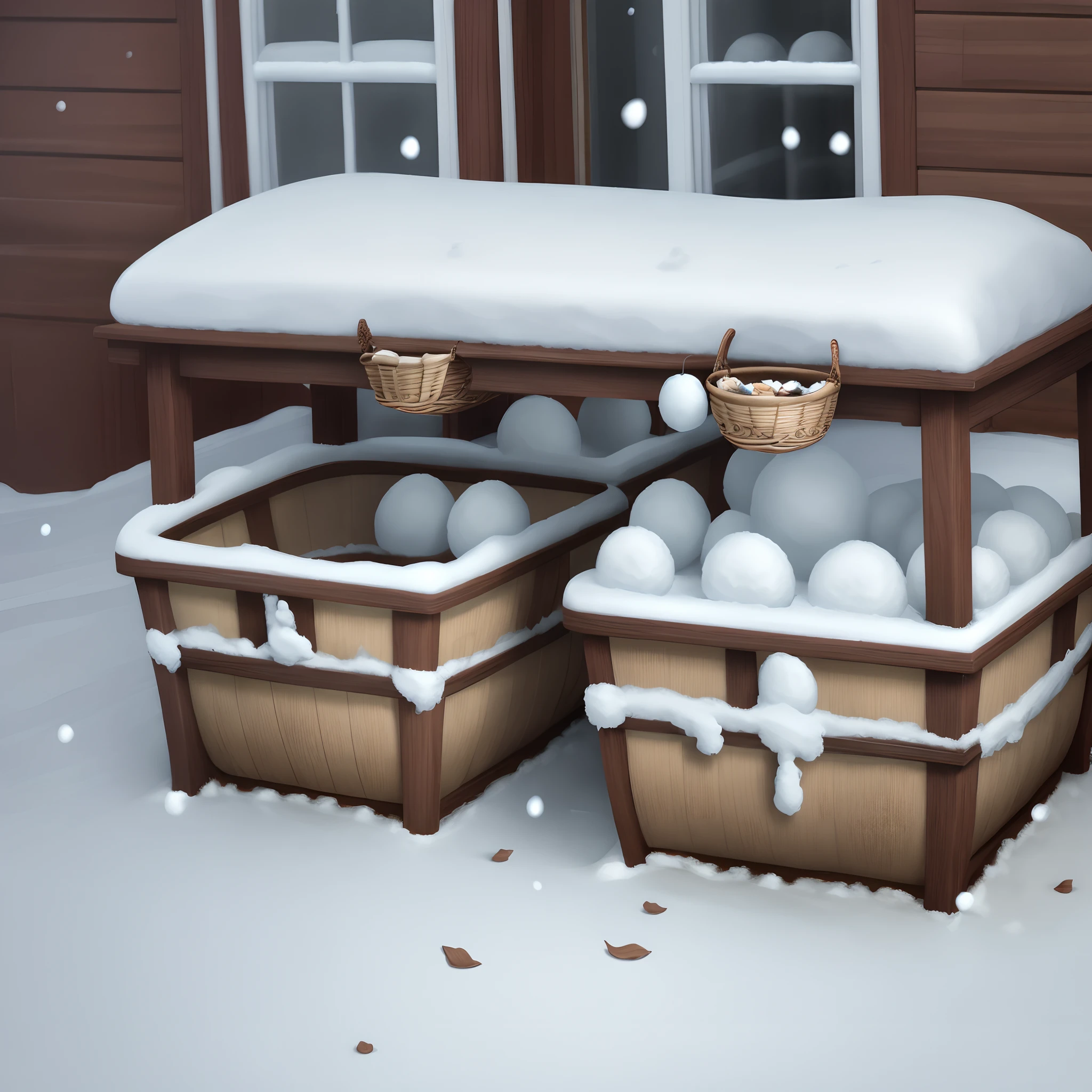 A basket of snow