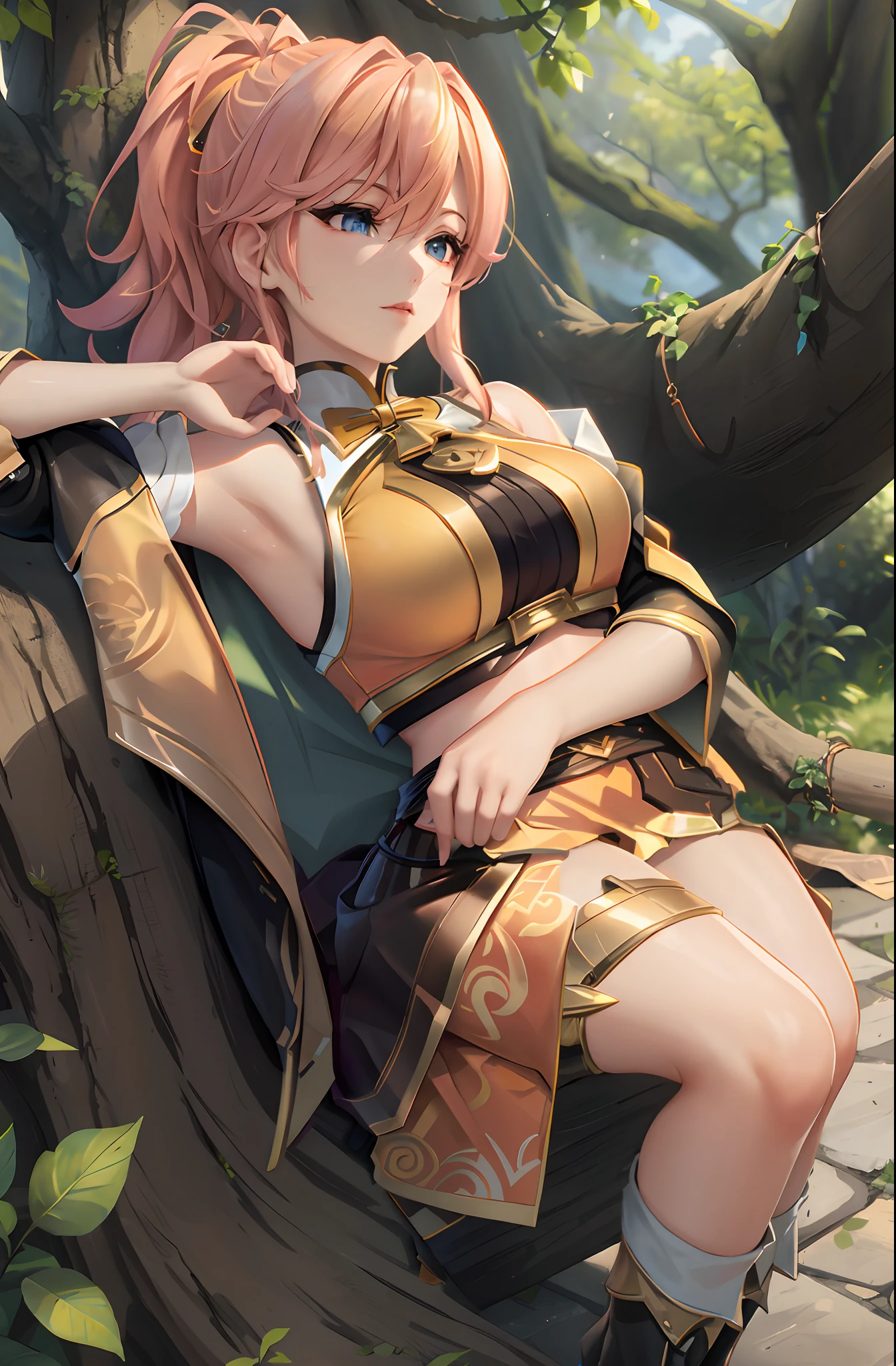 Girls' thighs