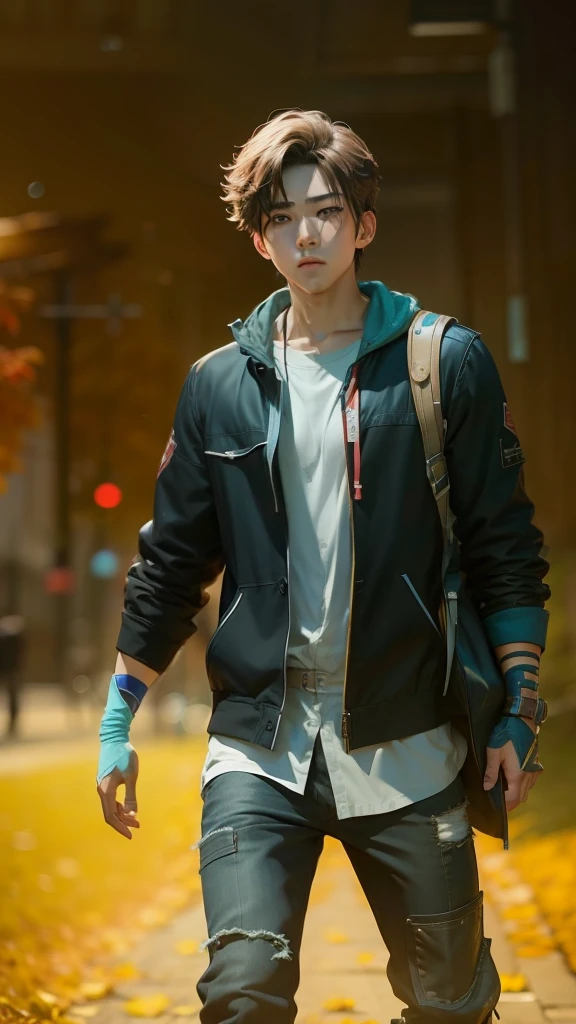 Anime, realistic, 1boy,  Korea, handsome, 4k quality,