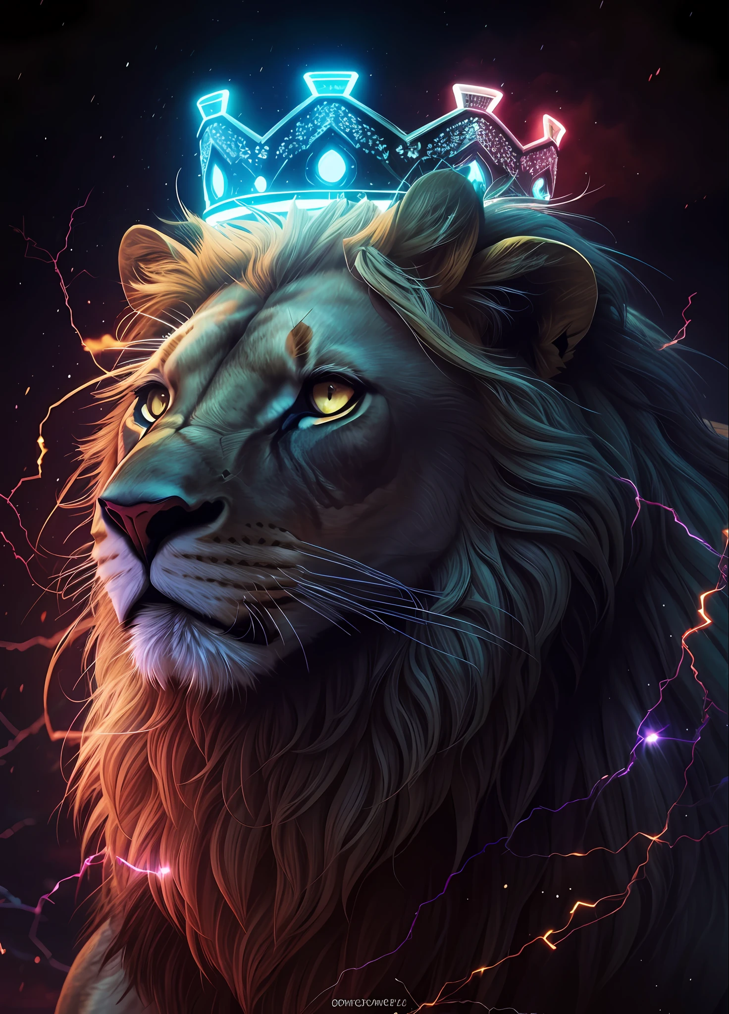 Lion, leone, King, naturais, Natureza, Natureza, Linda, renderizado, fotorrealista, UltraHD, 4k, texturasdetalhadas, sombras detalhadas, Thunders, bolts, ThunderBolt, thunderstorm, detalhadas, por do sol, sol se pondo, Sunset, Natureza Linda, fundo preto, por do sol, contraste detalhado, contraste realista, alta resolução, cores detalhadas,