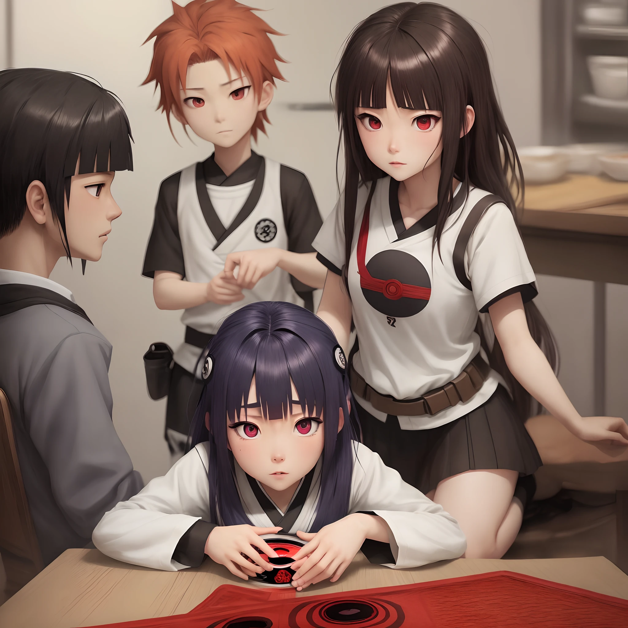 Hinata with sharingan