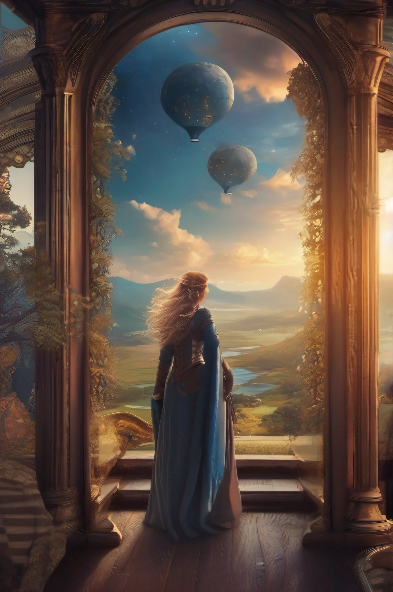 Time travel leading to the distant past and full of beauty