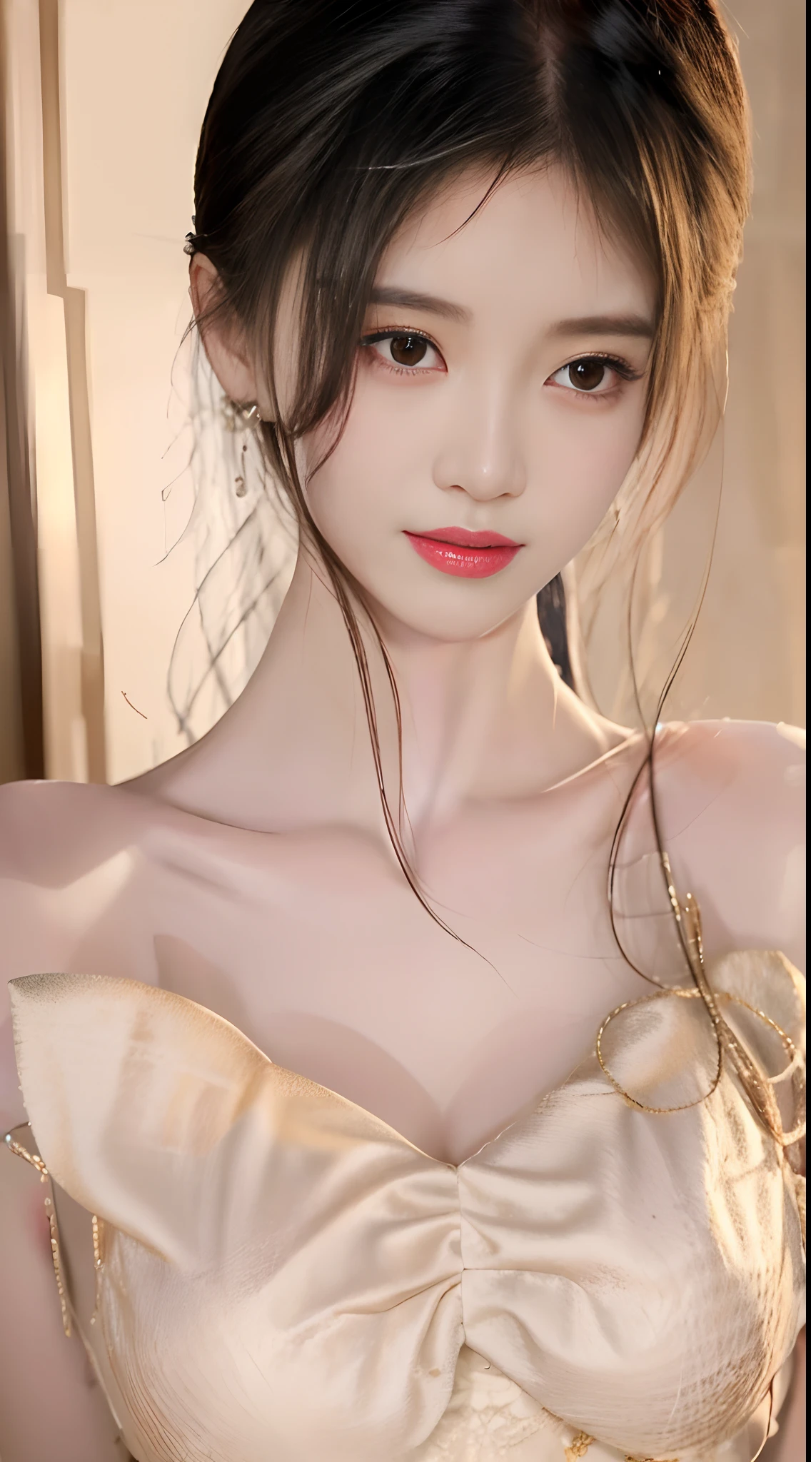Ju Jingyi's face,full body detailing,ultraclear,beautiful pupil,E-cup breasts,huge tit,Sweet smiling,Delicate fair skin,Hyper-realistic photo,exquisite and complete facial features,Facial details depict delicate black femininity,Fill your face light,Golden ratio figure,50 million pixel quality,Delicate and perfect human body structure,The park is covered with meadows,dense with greenery,Blue new Chinese style low-cut modified cheongsam dress,best qualtiy,