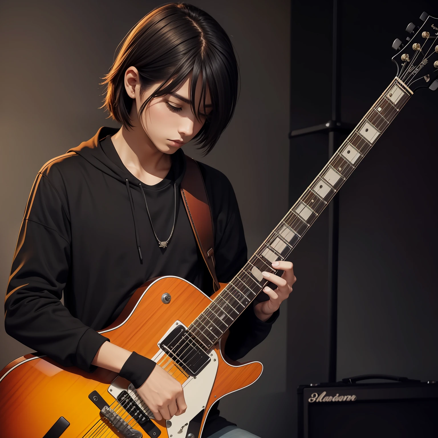 Guitar black