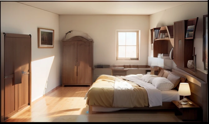 RAW photo, Masterpiece, high quality, best quality, authentic, super detailed,(( walnut furniture )), minimalist architecture, minimalist bedroom, couch, table, carpet, shelf tv, sofa, window, curtains,((laminated plaster,))), sunset light)), archdaily architecture, (high detail: 1.2), 8k uhd, dslr, soft light, high quality, film grain, Fujifilm XT3
preparing