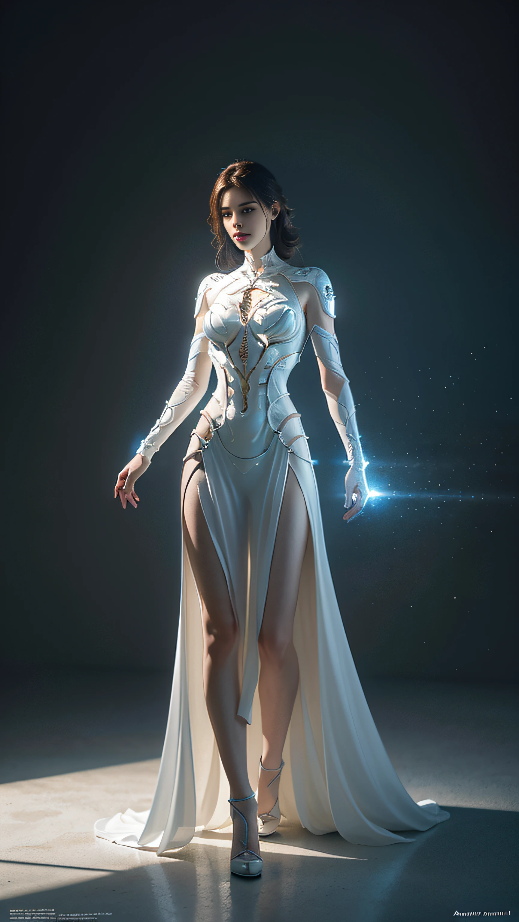 organic cyborg, white plastic, diffuse lighting, fantasy, intricate, elegant, highly detailed, lifelike, photorealistic, digital painting, artstation, illustration, concept art, smooth, sharp focus, art by John Collier and Albert Aublet and Krenz Cushart and Artem Demura,full body
photo,