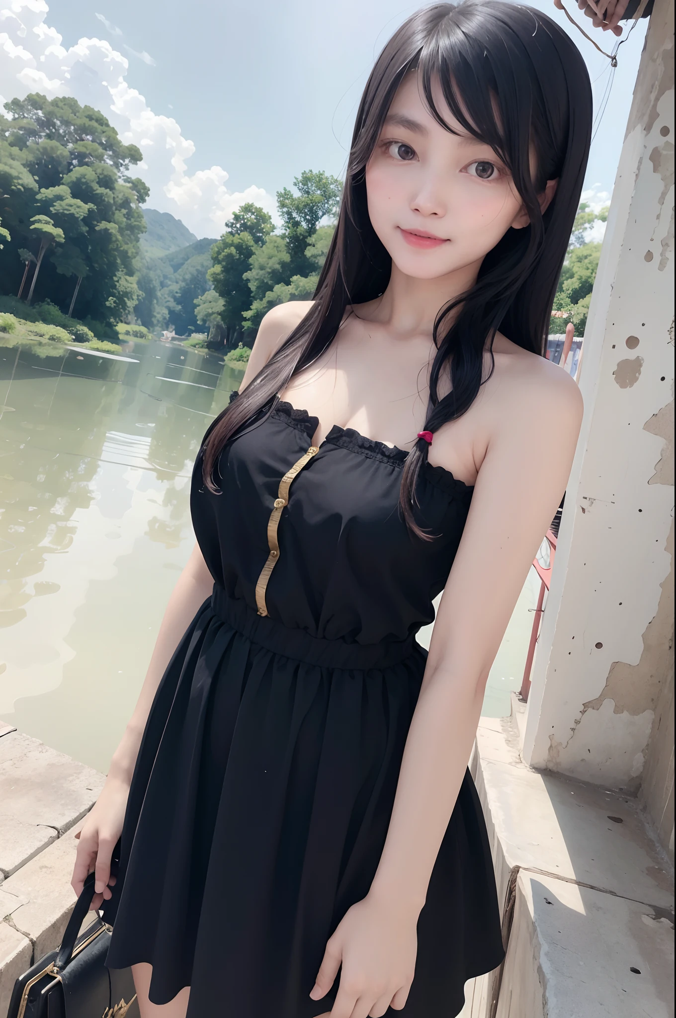 beautiful and enchanting asian girl