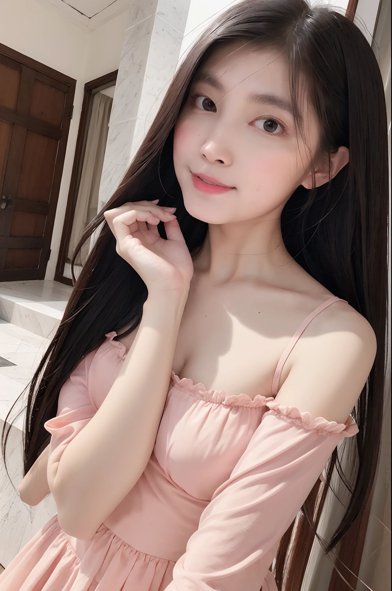 beautiful and enchanting asian girl