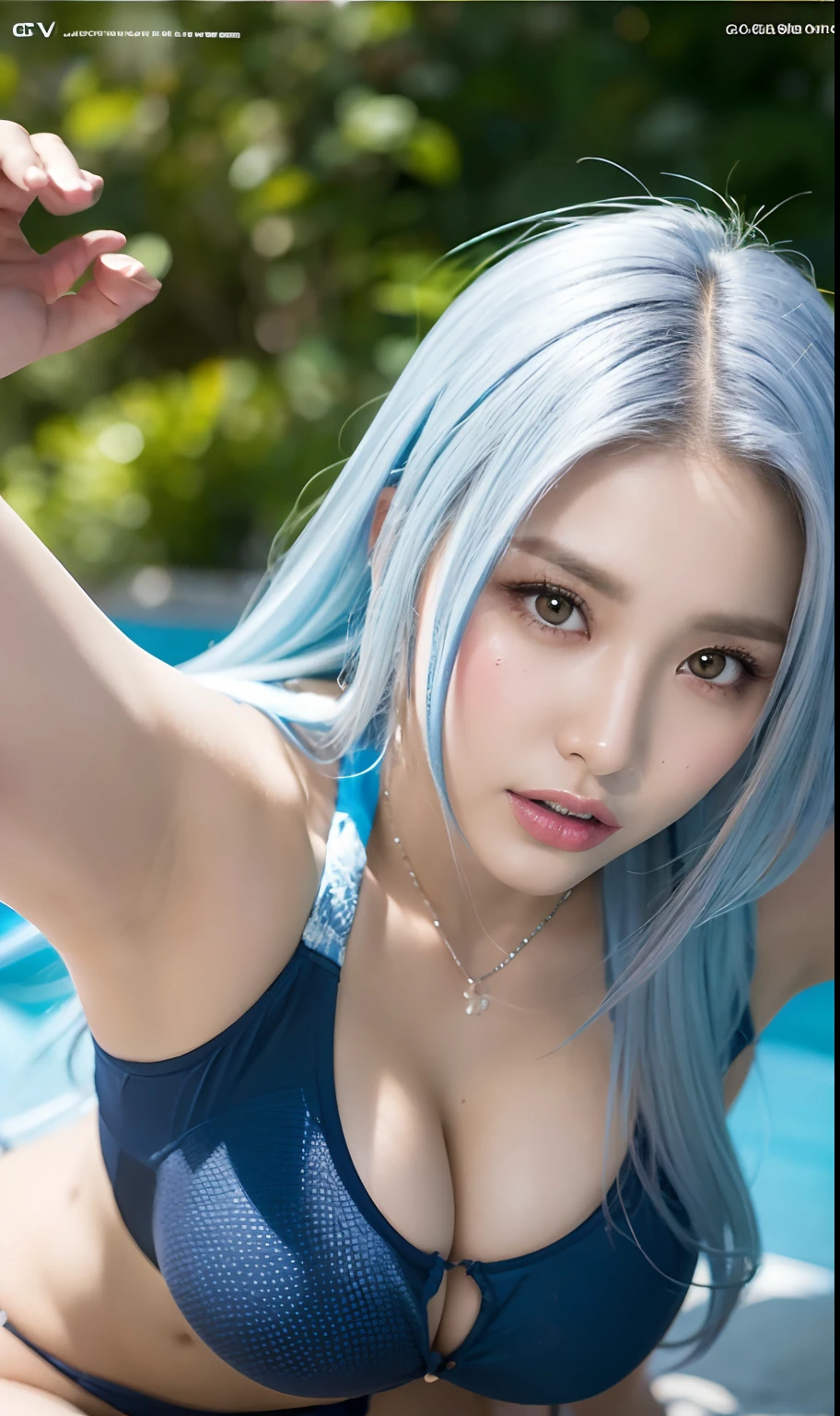 ulzzang-6500-v1.1, (raw photo: 1.2), (photorealistic: 1.4), beautiful detailed girl, highly detailed eyes and face, beautiful detailed eyes, ridiculous, incredibly ridiculous, huge file size, super detailed, high resolution, very detailed, top quality, masterpiece, ((trendy clothes)), illustration, cg, unity, 8k wallpaper, fantastic, Fine details, face light, film lighting, one girl, (long light blue hair), (thinly tanned skin, cleavage), (sweat face: 1.2), ((random angle: 1.5)), ((random costume)), (night beach: 1.3), (night: 1.3), (large: 1.2), pubic area protruding, (no panties), (spreading crotch), Areola protruding, nipple sticking out, lying on the sand, crotch open, night, temptation