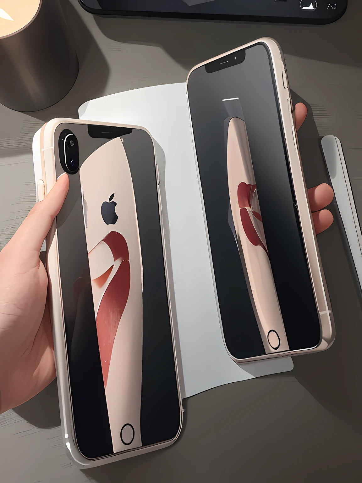 Apple phone split diagram