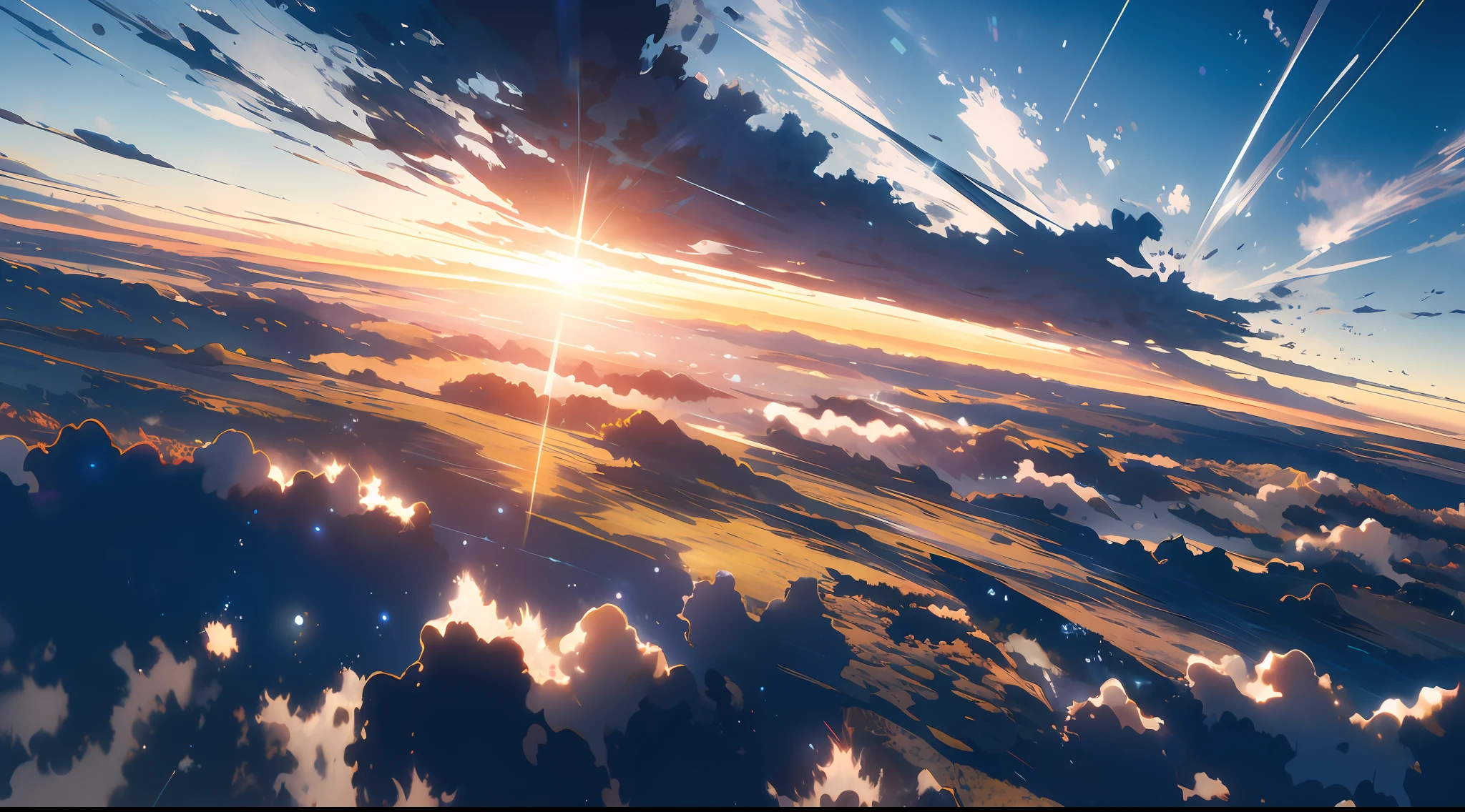 The vast sky, the beautiful horizon, the great pastures, the extremely tense and dramatic images, the moving visual effects, the suspended Polaris and the colorful natural light.