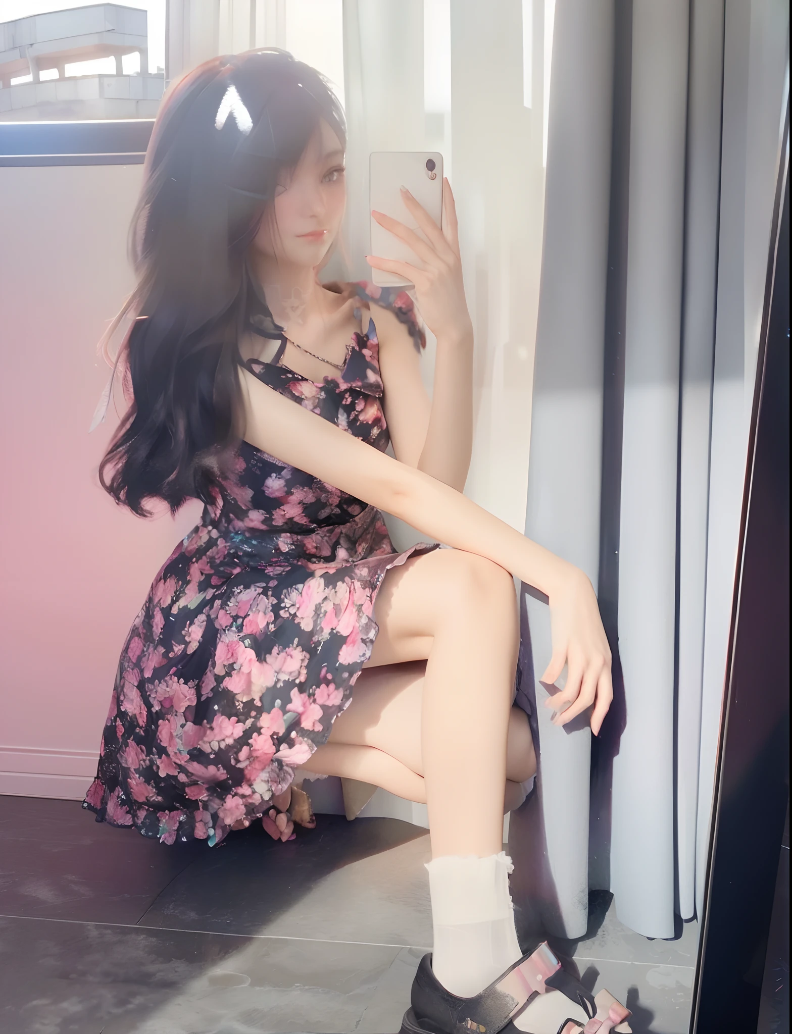 ((best qualtiy)), ((tmasterpiece)), (the detail:1.4), 3D, A beautiful cyberpunk female image,hdr(HighDynamicRange),A pink-haired,tattoo,Ray traching,NVIDIA RTX,Hyper-Resolution,Unreal 5,Subsurface scattering、PBR Texture、post-proces、Anisotropy Filtering、depth of fields、maximum definition and sharpness、Many-Layer Textures、Albedo e mapas Speculares、Surface coloring、Accurate simulation of light-material interactions、perfectly proportions、rendering by octane、Two-colored light、largeaperture、Low ISO、White balance、the rule of thirds、8K raw data、