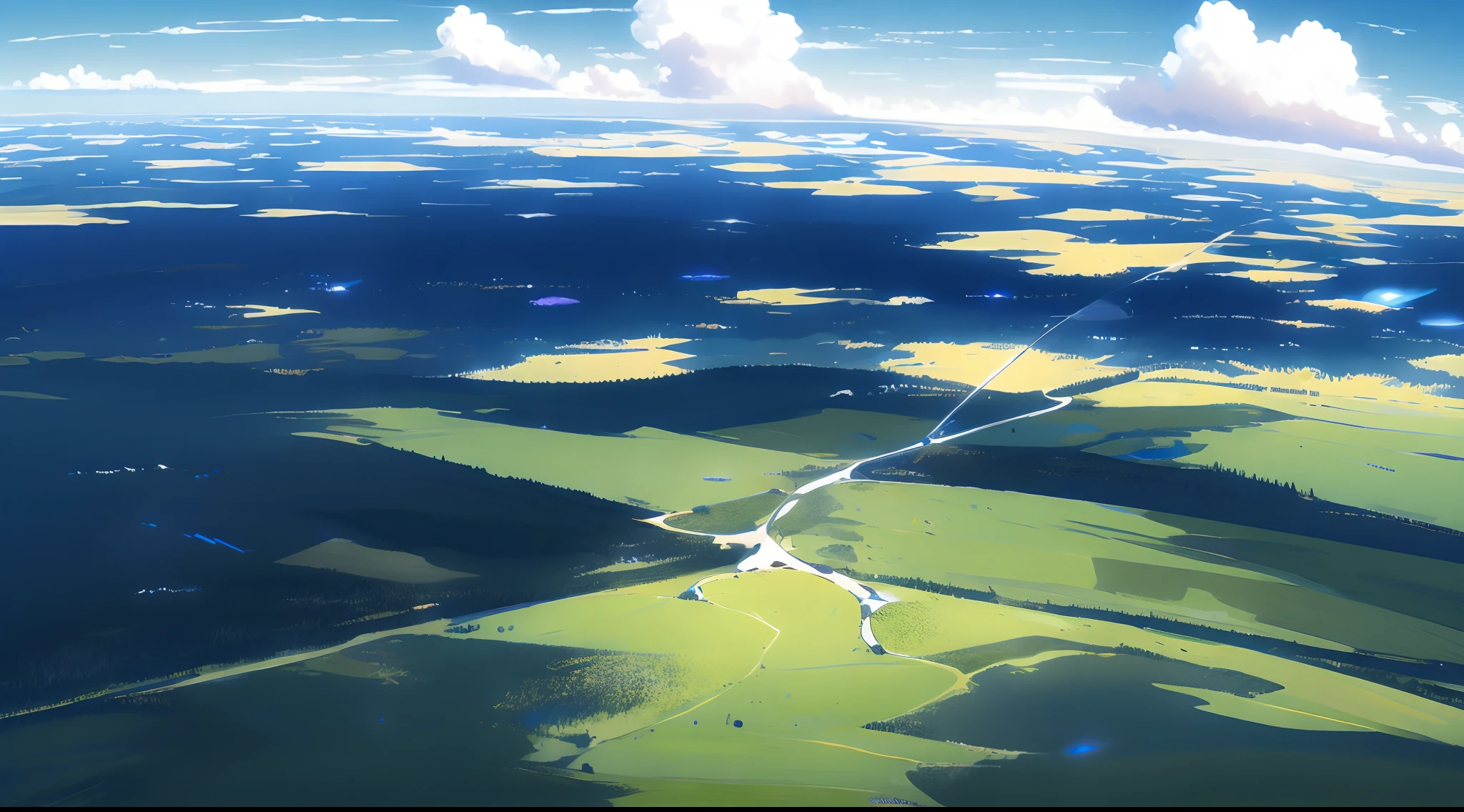 The vast sky, the beautiful horizon, the great pastures, the extremely tense and dramatic images, the moving visual effects, the suspended Polaris and the colorful natural light.