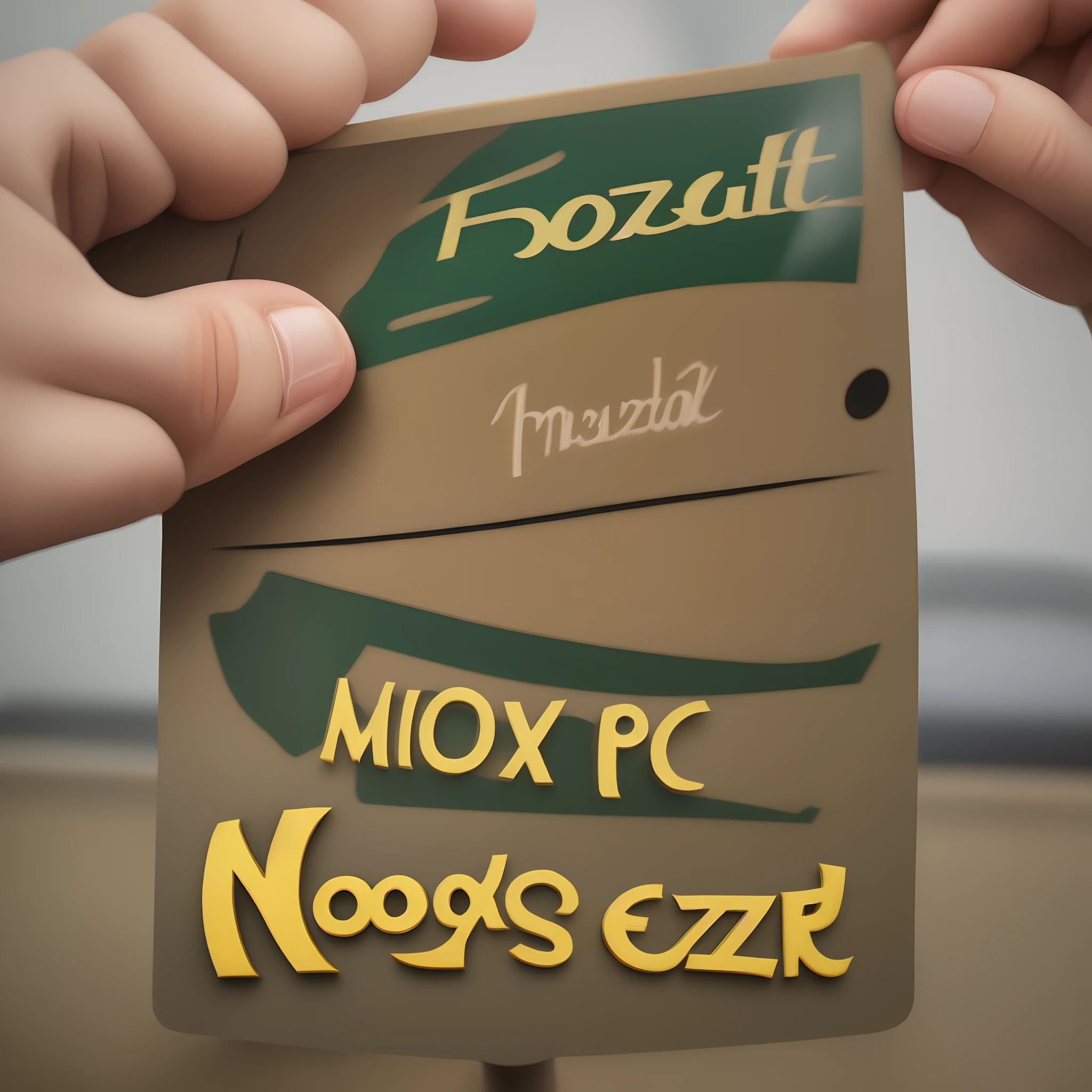 Fazer um logo realista com o nome. Foxtrot.brasil