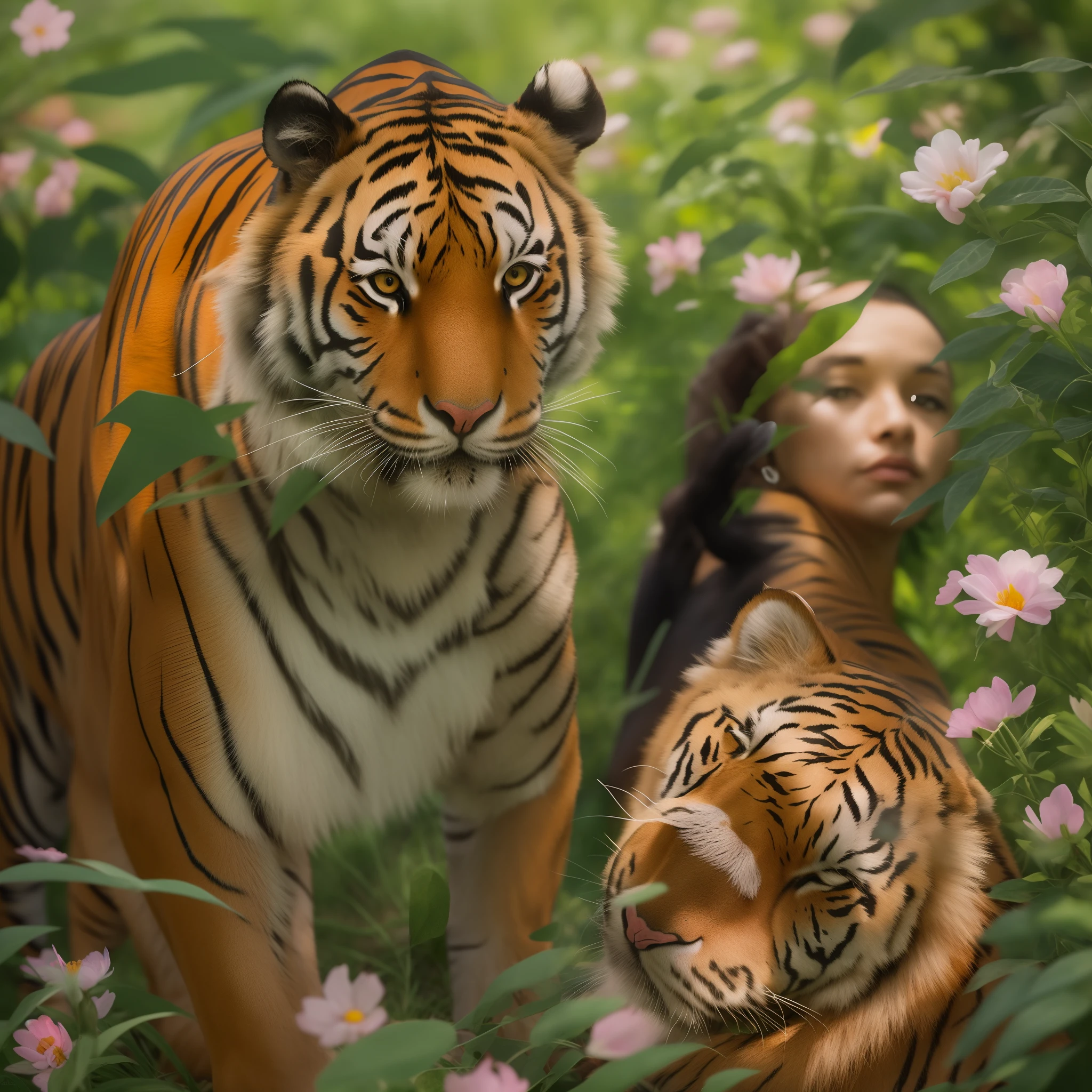 Tiger and Beauty