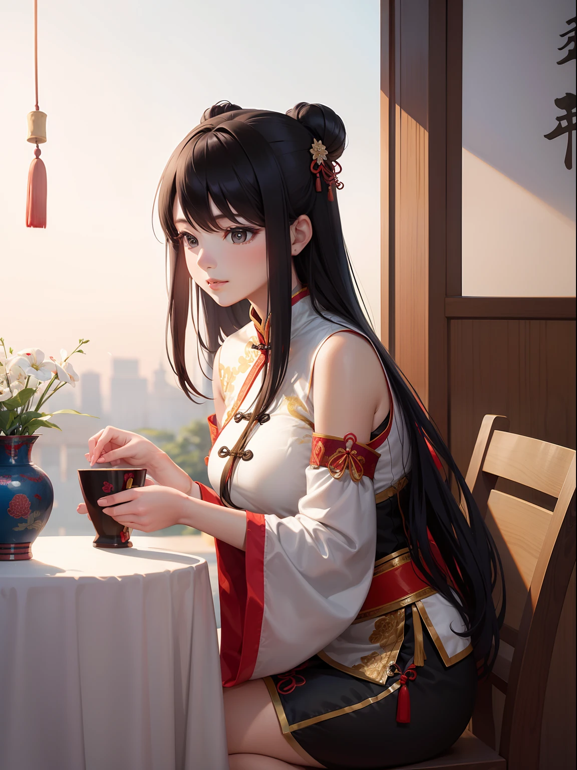 woman, China, ancient, traditional