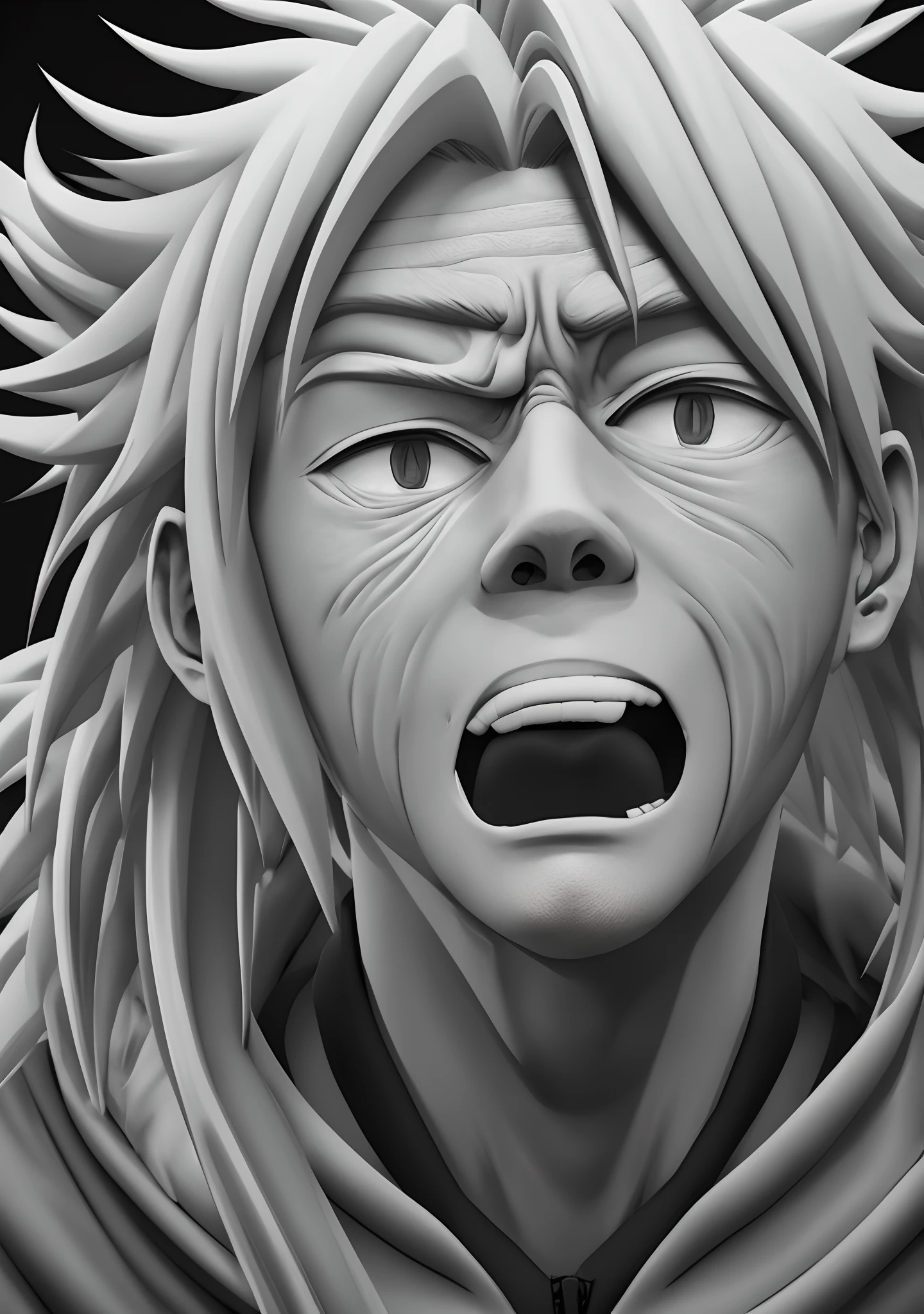 uuzumaki naruto face, 3D Vector Art