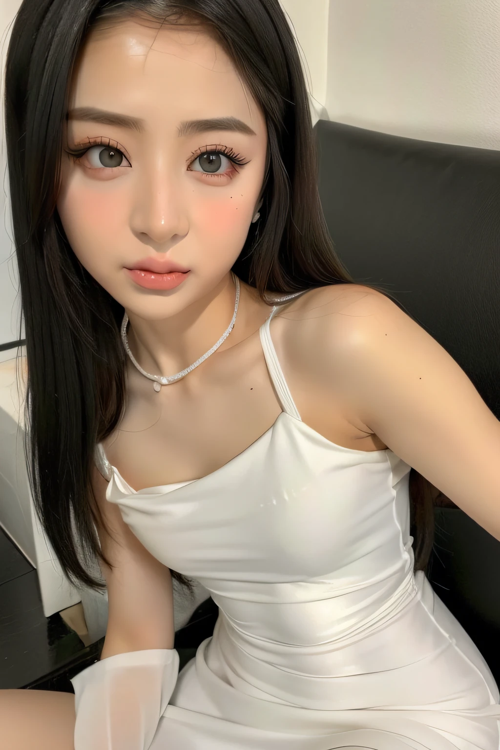 olhos perfeitos, (ultra realistic:1.5), asian pretty girl, cute dress