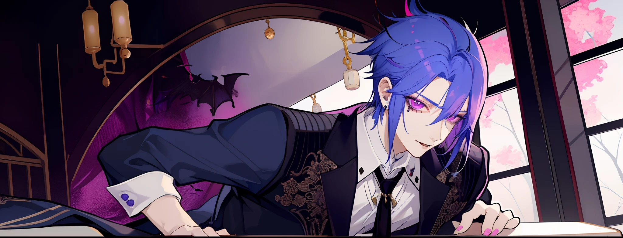 two gay male relationship,black short hair ,two male attacked by violet tentacles,lots tentacles,gay,nsfw,((male body),cute penis),sadness, opened mouth, ((torn clothes)),anally fucked by tentacle,((blush)),Mucus, semen.,perspiring,(BDSM),Tentacles wrapped around the body,masterpiece