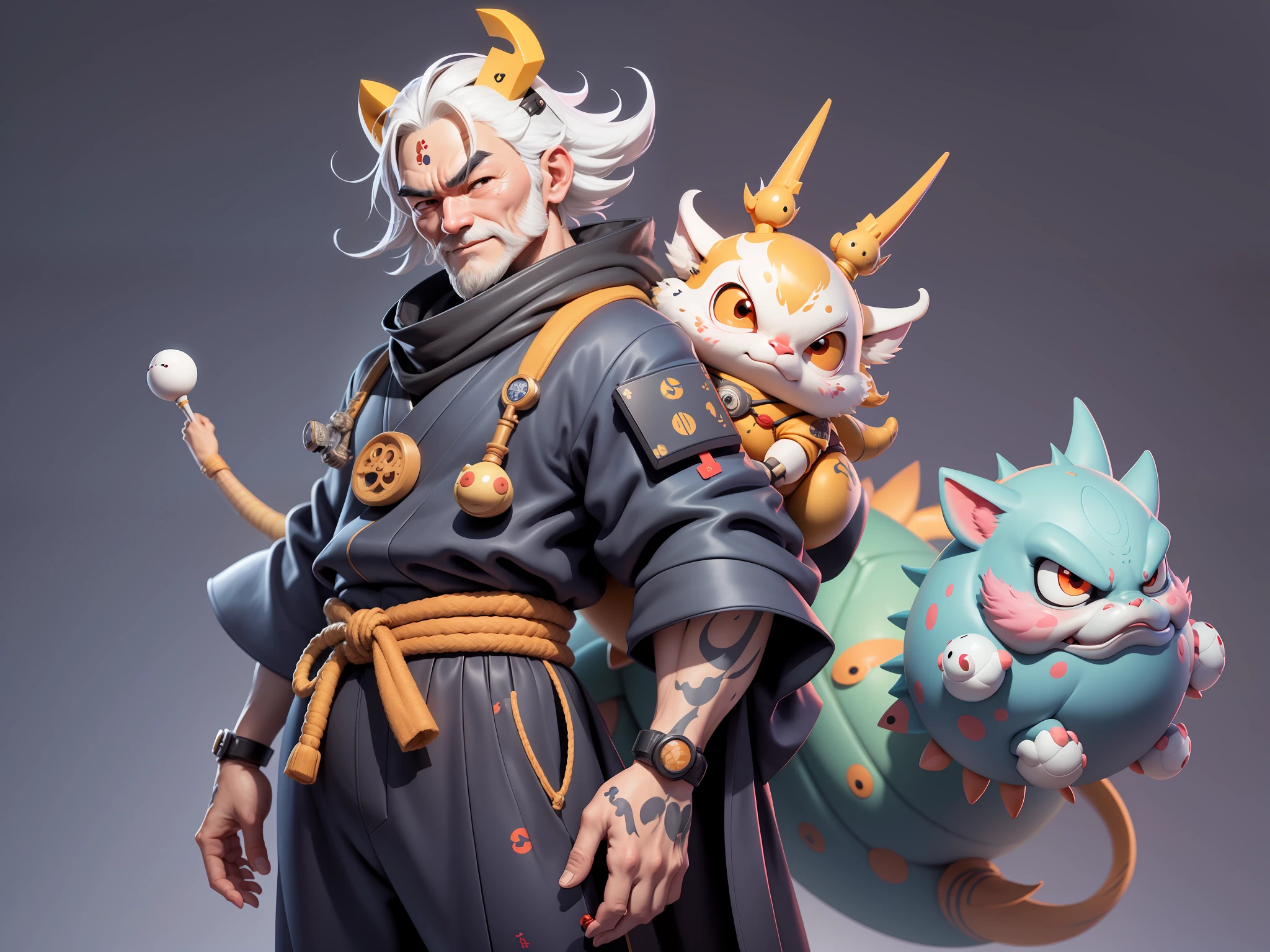 (Daisaku),(Need),(Super meticulous),(full bodyesbian:1.2),Japanese ukiyo-e girl,japanese geisha,Beautiful,Oriental dragon,Aeolian Thor,Raised sexy,爆乳,Oriental face,TV Anchor,Bust portrait illustration,Alone,In black suit,a blue tie,The face is slightly chubby,The face was clean,without a beard,Black super short hair,Black eyes,Smile confidently,3C computer sub-products,iPad, iphone,Digital painting,3D character design by Mark Clairen and Pixar and Hayao Miyazaki and Akira Toriyama,The illustration is a high-definition illustration in 4K resolution,With very detailed facial features and cartoon-style visuals。