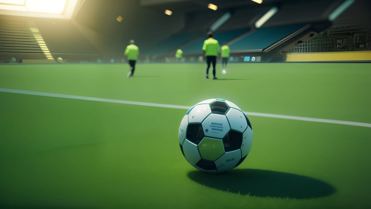 Inside the ball, there is a visible computer chip with wires.