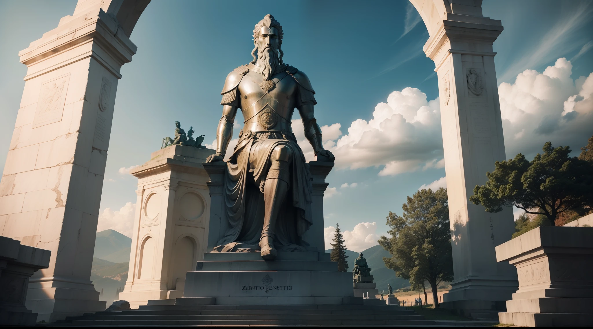 Statue of Zeno of Scythia