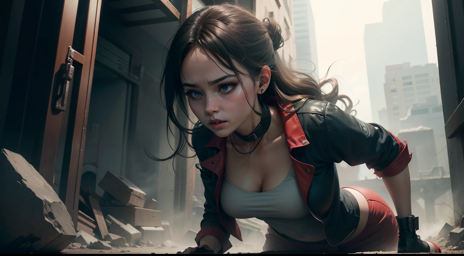 She stumbled back, heart pounding, and rushed to rejoin the others.