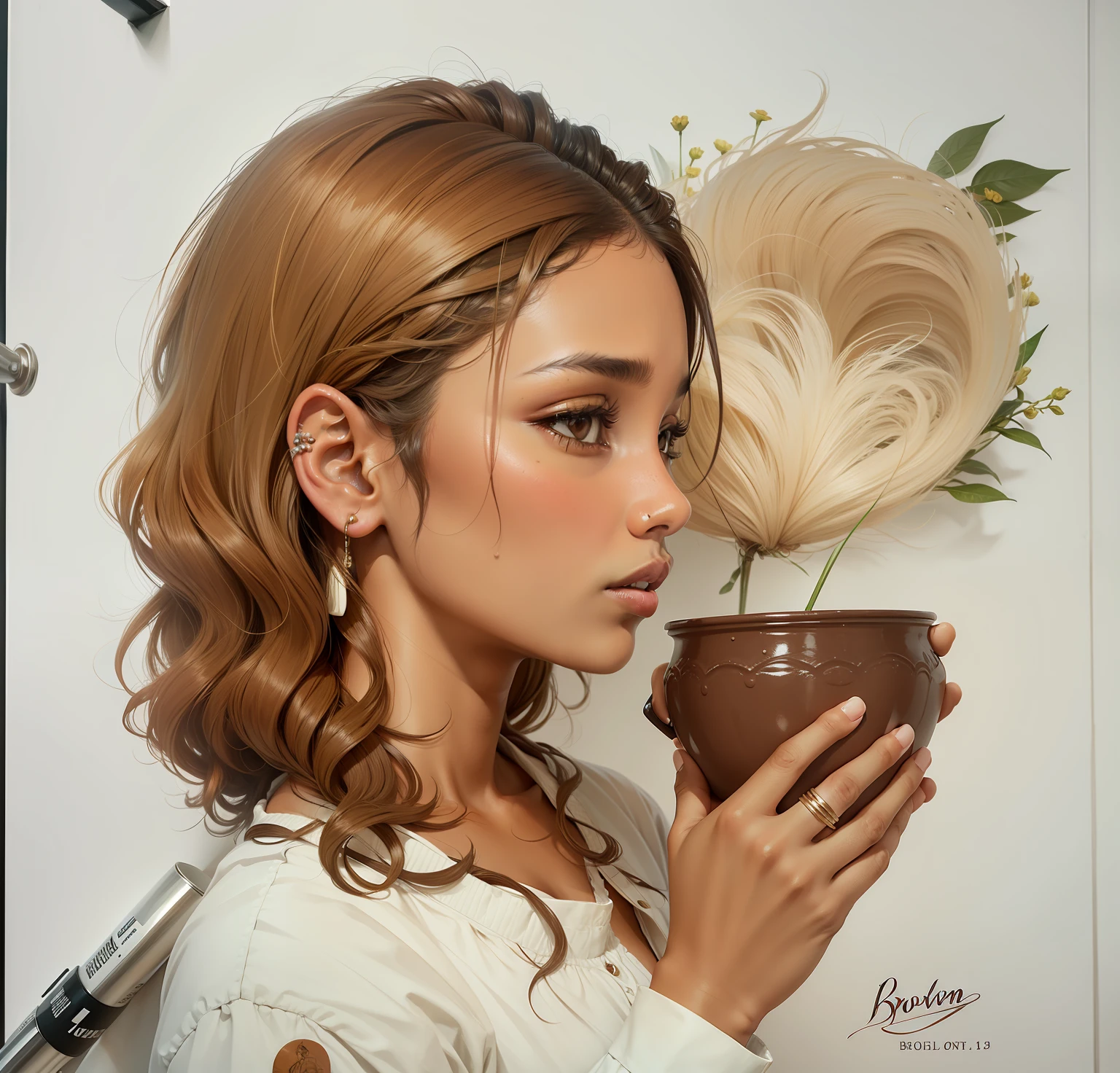 Brown woman,
