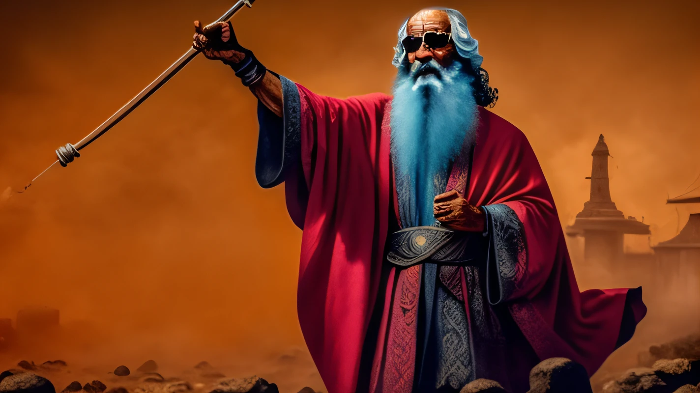 Profeta Elias, Aproveite a imagem que carreguei e gere essa imagem mais realista e com maior qualidade