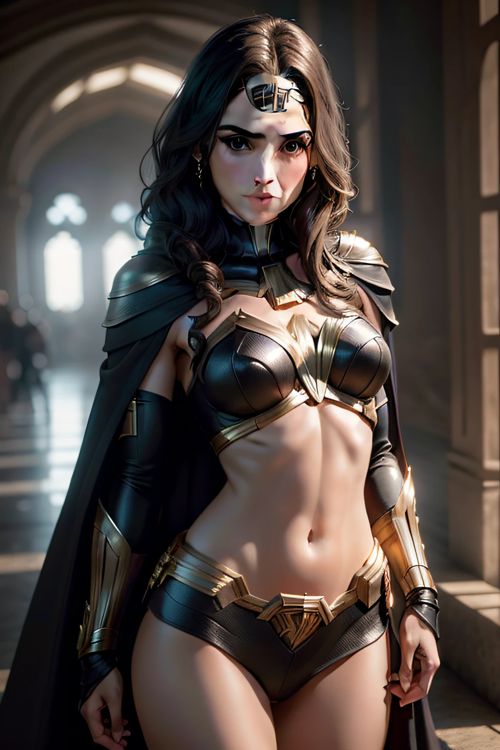 gal gadot mulher maravilha, ultra realista, highes definition, estilo filme