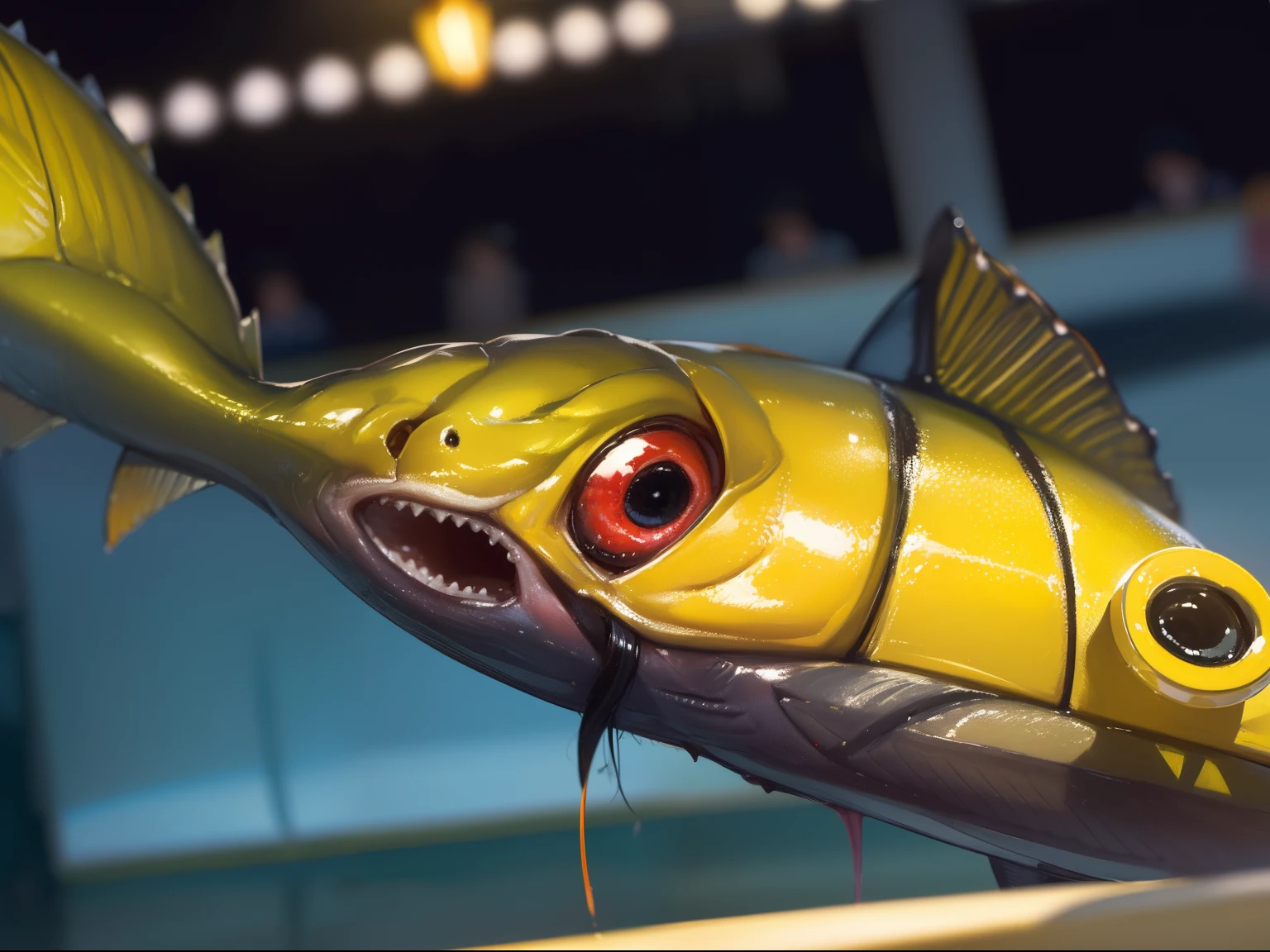 ((((Catching a big fish by the lakeside)))),((Best Quality, masutepiece :1.3)),((( Large Mouth Bass))),hight resolution,ultra-detailliert,Beauty and aesthetics,masterpiece,best qualtiy,(1 woman aged Japan 22),Black hair, long eyeslashes, Solid Circle Eyes, deadpan, drop shadow, Atmospheric perspective,Super Detail, ccurate, small brest,(Black jacket :1.1),top-quality, absurderes:1.2, blurry backround, bokeh dof:1.2, a picture, (masterpiece:1.3), (intricate detailes:1.2), Atmospheric perspective,Super Detail, ccurate,Dynamic composition