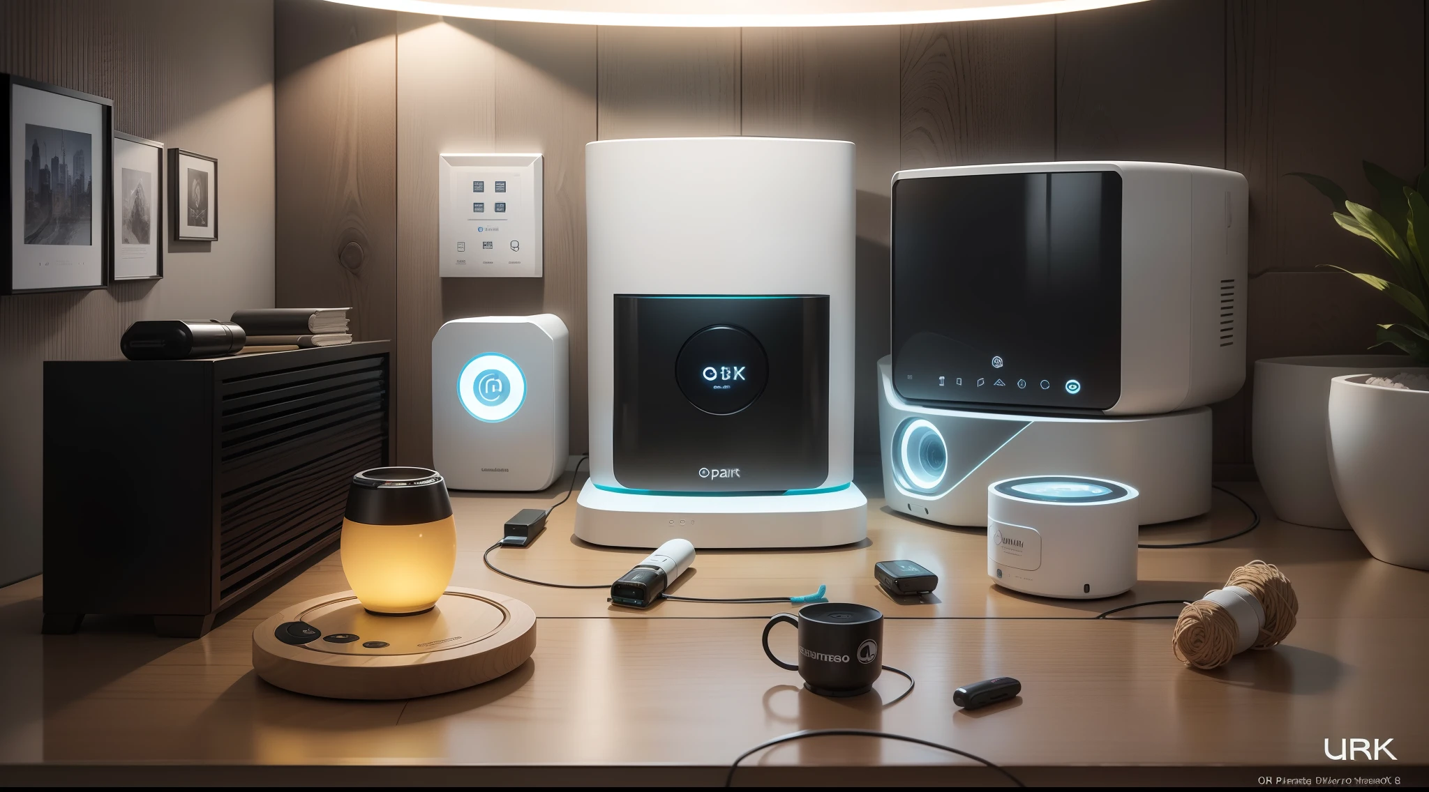 (obra-prima), (melhor qualidade), (ultra-detalhado), (Smart Home Devices), (qualidade 8k), (Sem texto na imagem)