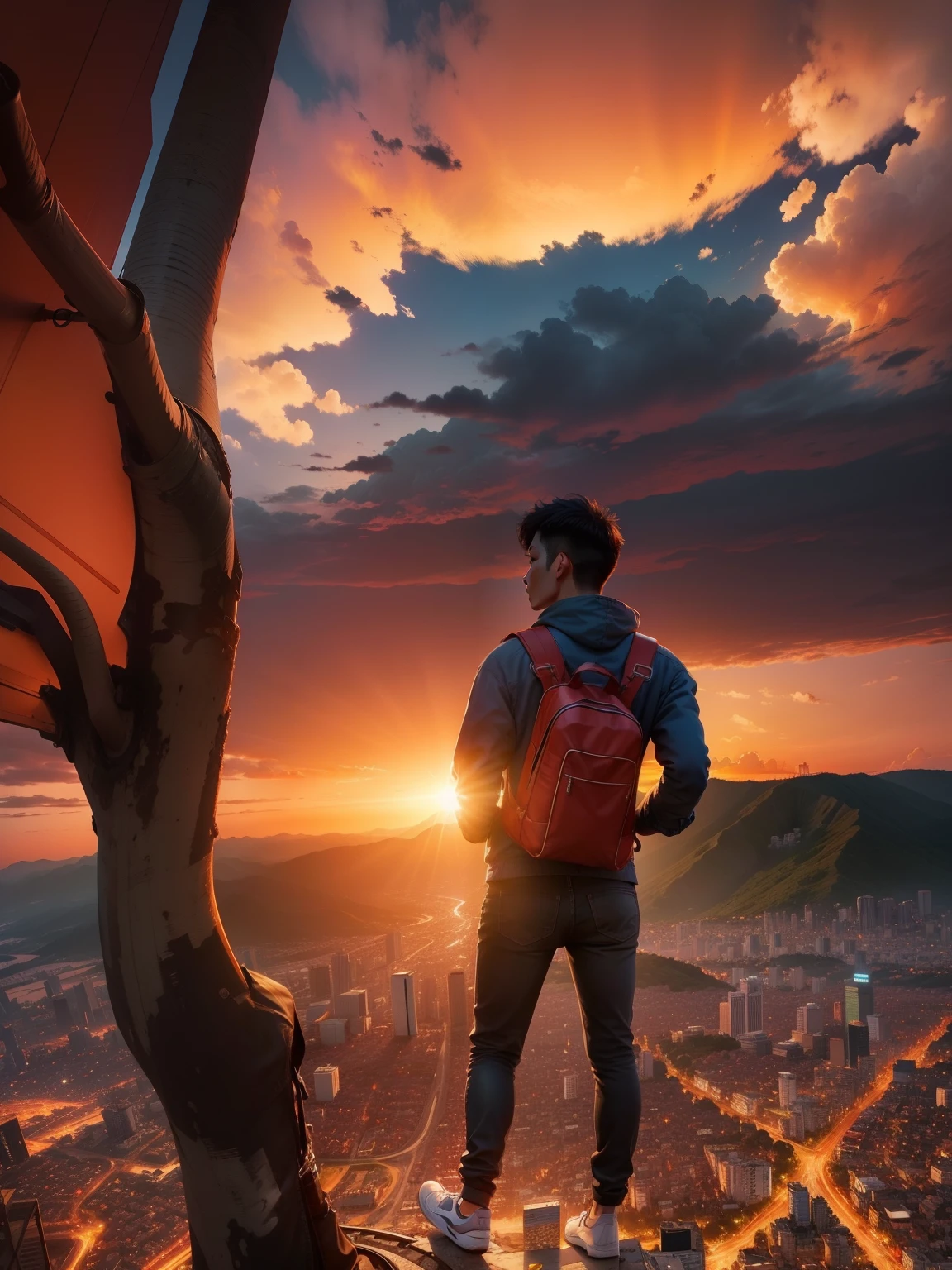 Baground chang and sunset best sky