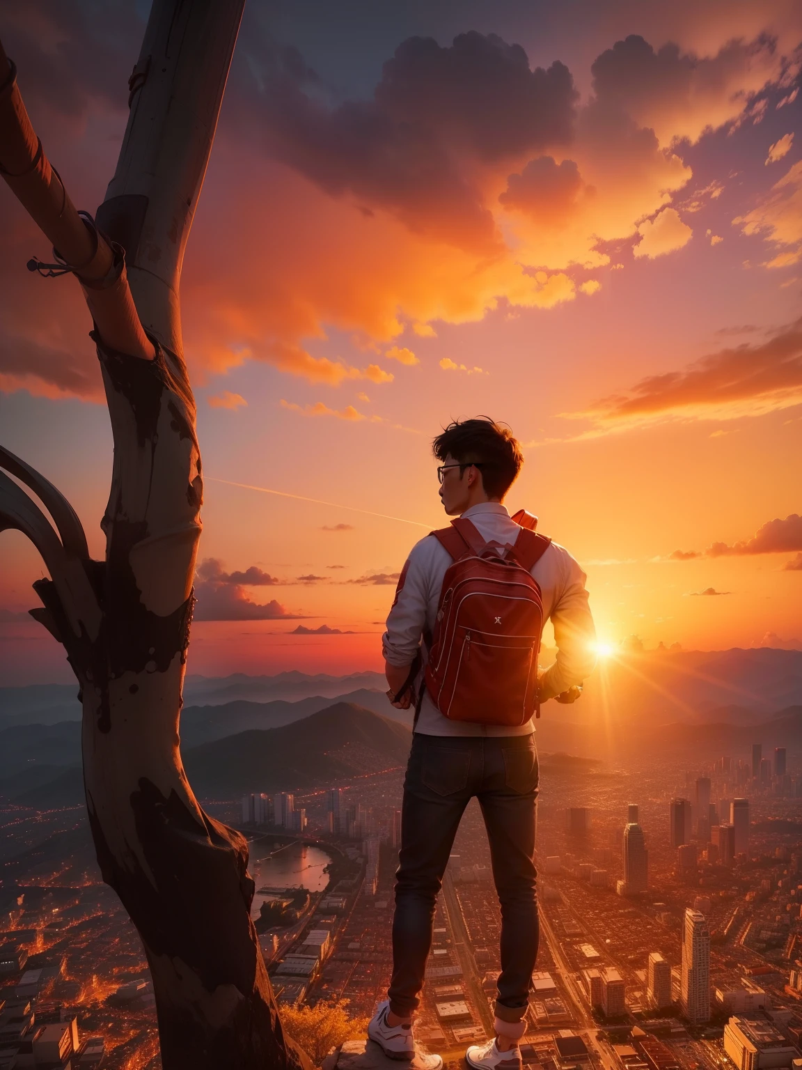 Baground chang and sunset best sky