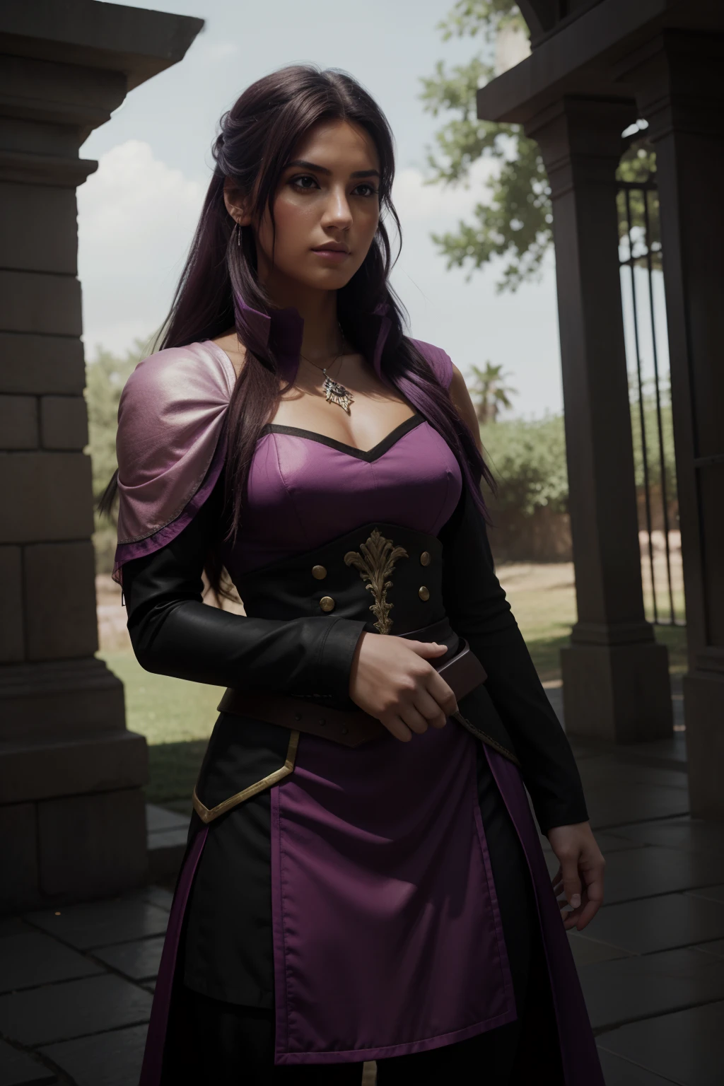 A beautiful RPG champion, cor pastel, fantasia, universo, Adequate lighting, foco nítido, color balance, Contrast and Exposure, noise reduction, profundidade de campo, Texturas e Detalhes, Selective editing, sombras e reflexos, Redimensionamento proporcional, careful composition, Uso de Camadas, Post-production details, Visual references
