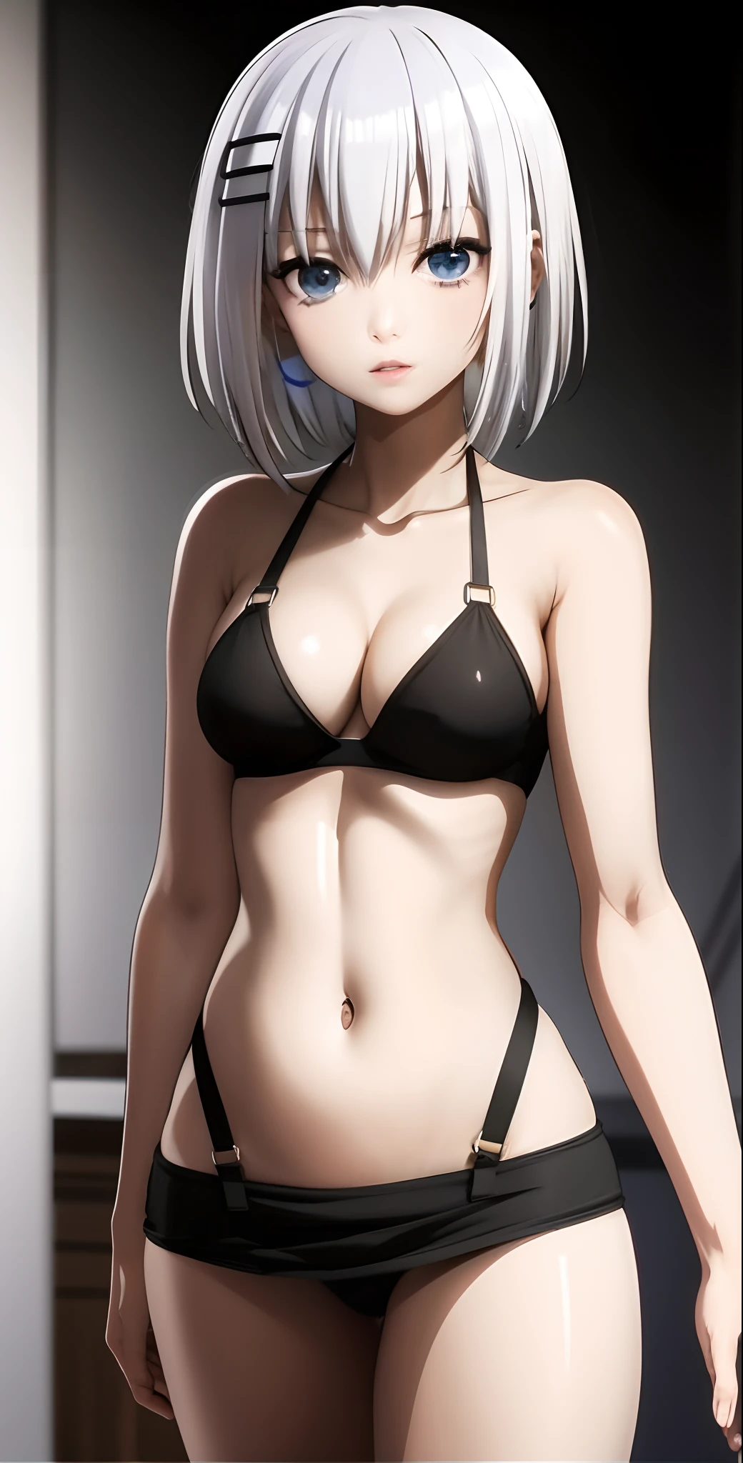 a close up of a woman in a bikini and panties,  anime sedutora, Realistic bikini, personagem de anime feminino, is wearing a swimsuit, corpo perfeitamente sombreado, de meninainha de frente, garota de anime desonestos ayanami rei, Fubuki, in a bikini, detalhes finos. meninas da le frente, revelando roupas, 2b, 2 b, corpo perfeito sombreado realista, 8k, melhor qualidade
