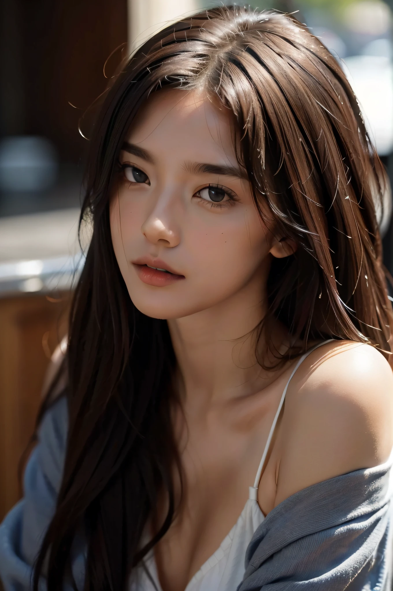 ((Best Quality, 8k, Masterpiece: 1.3)), Focus: 1.2, Perfect Body Beauty: 1.4, Buttocks: 1.2, ((Layered Haircut, Flat Chest: 1.2)), (Rain, Street:1.3), Bandeau Dress: 1.1, Highly Detailed Face and Skin Texture, Fine Eyes, Double Eyelids, Whitened Skin, Long Hair, (Shut Up: 1.3), Full Body