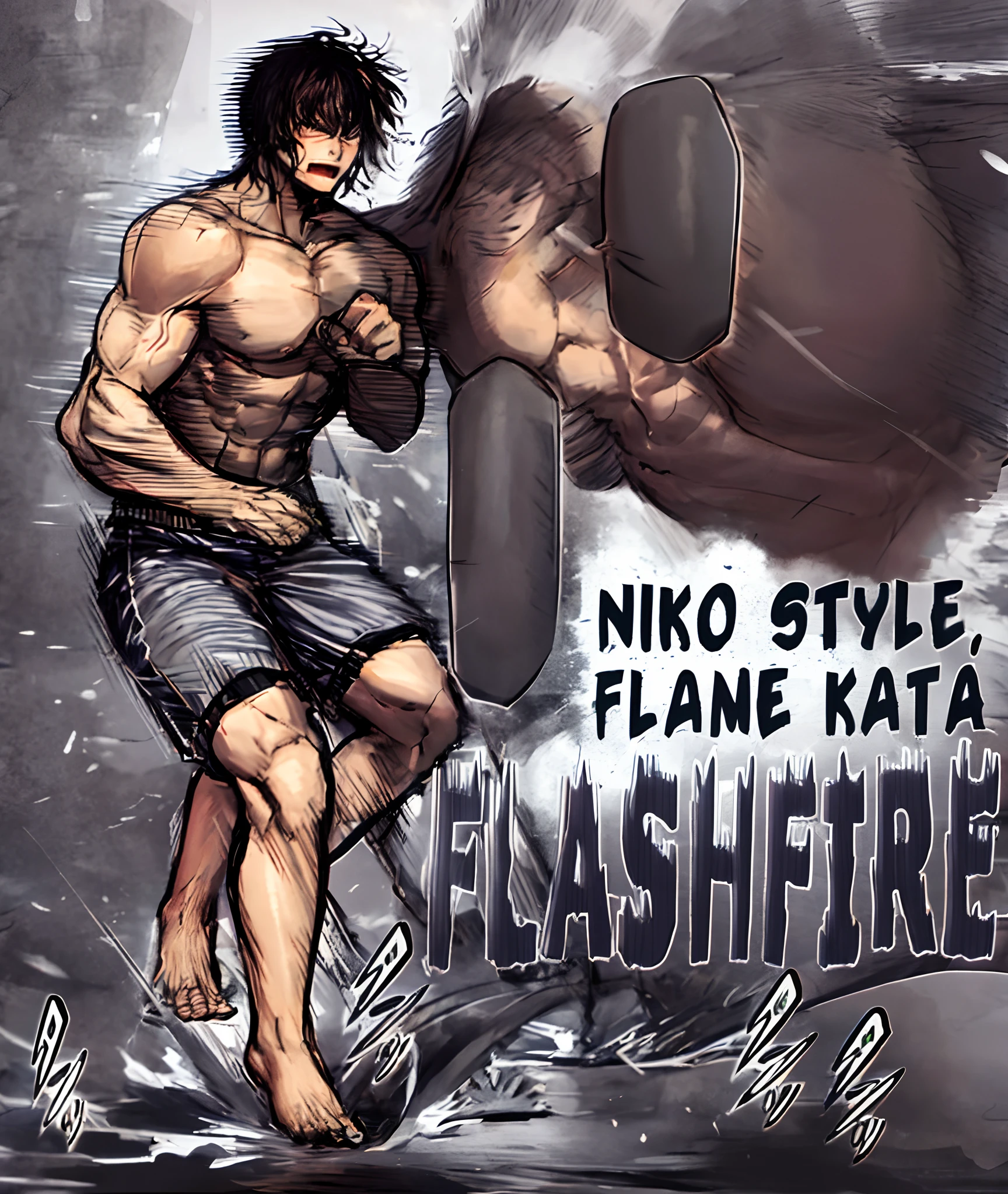 Works of art in the style of Shingei, Wang Chen, Sengai, Sakuga, Yaoi, doujin, and Güweitz