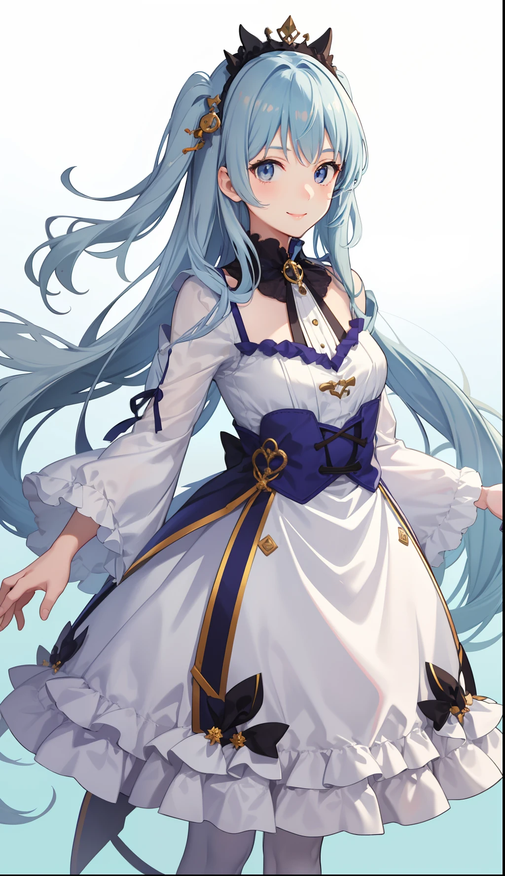 1girl in、A smile、Mofumofuno、Wearing a costume、