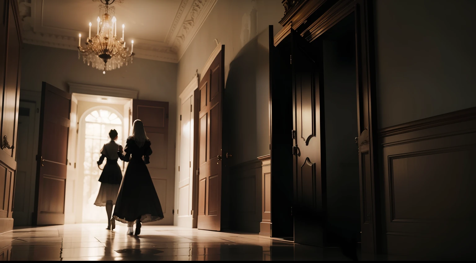 They looked back at the mansion, now eerily calm in the daylight. The horrors of that night would forever haunt their memories, a reminder that some mysteries are better left unexplored