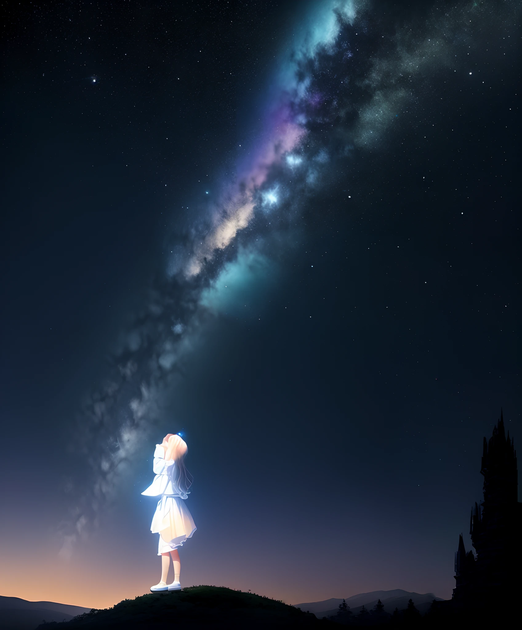intergalactic、Irridescent color、Fantastical、Fantasyart
