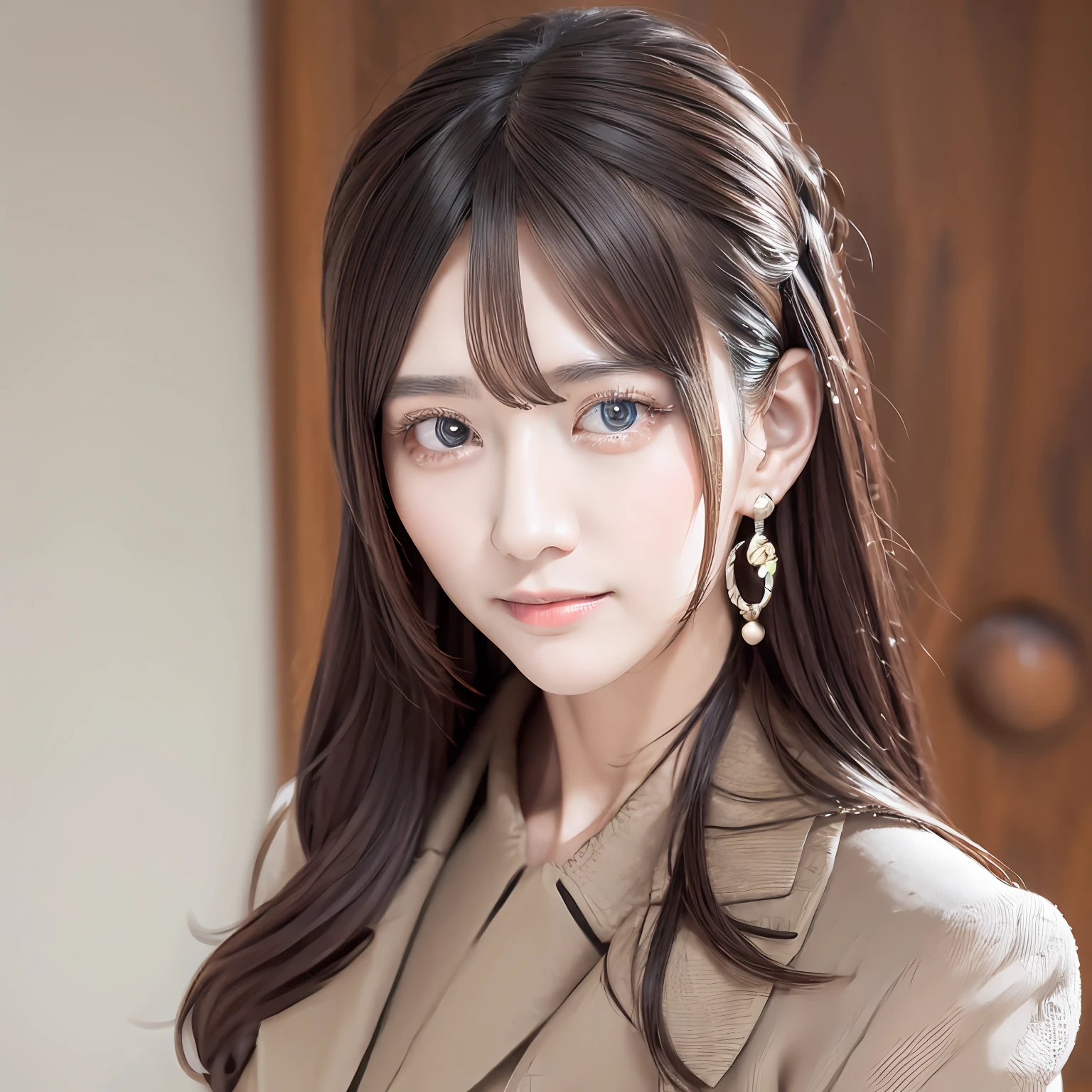 clothed in ancient suit,Real portrait photos,The attention to detail,High- sharpness,adolable,Refined face。