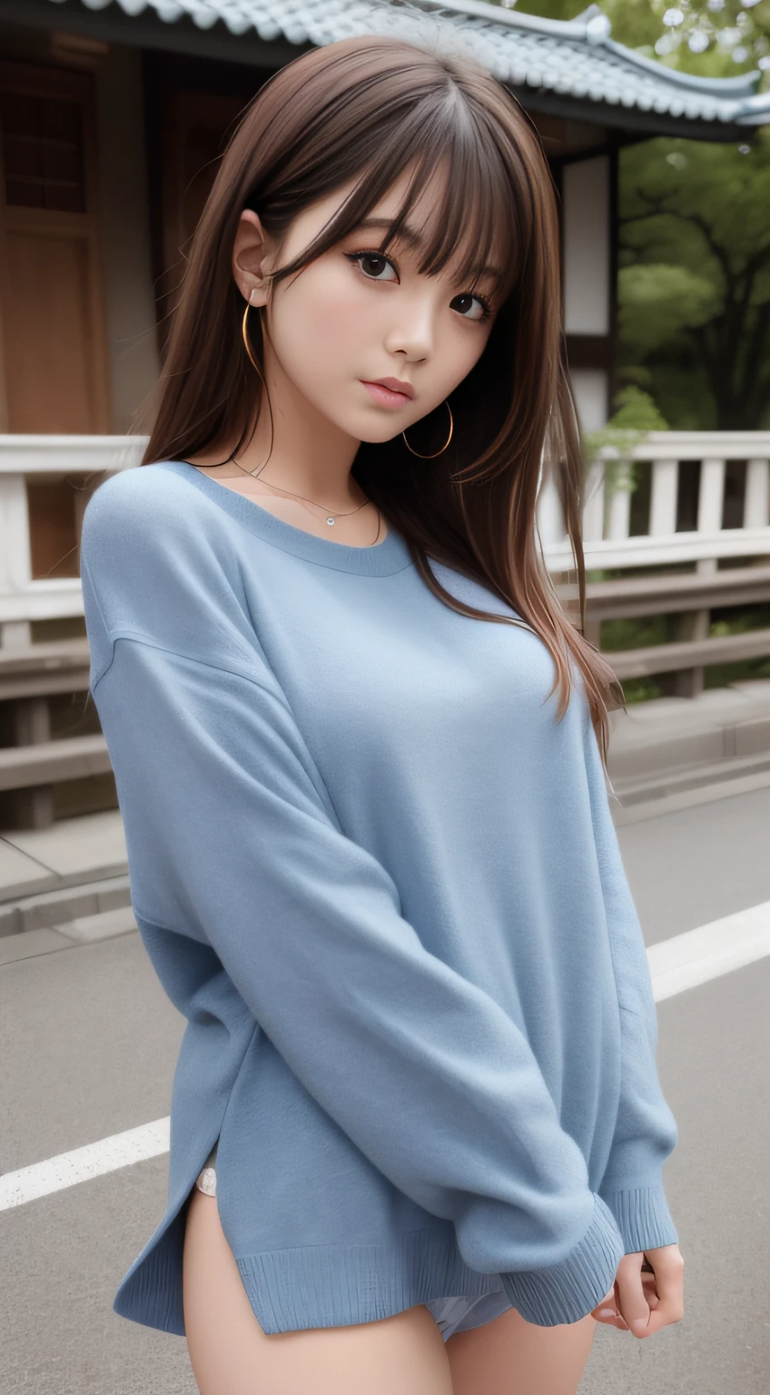 hightquality、masterpiece、ultra res、a beauty girl、cute girl face、having clothes are worn、a miniskirt、full bodyesbian、Famous actresses of Japan、very beautiful face