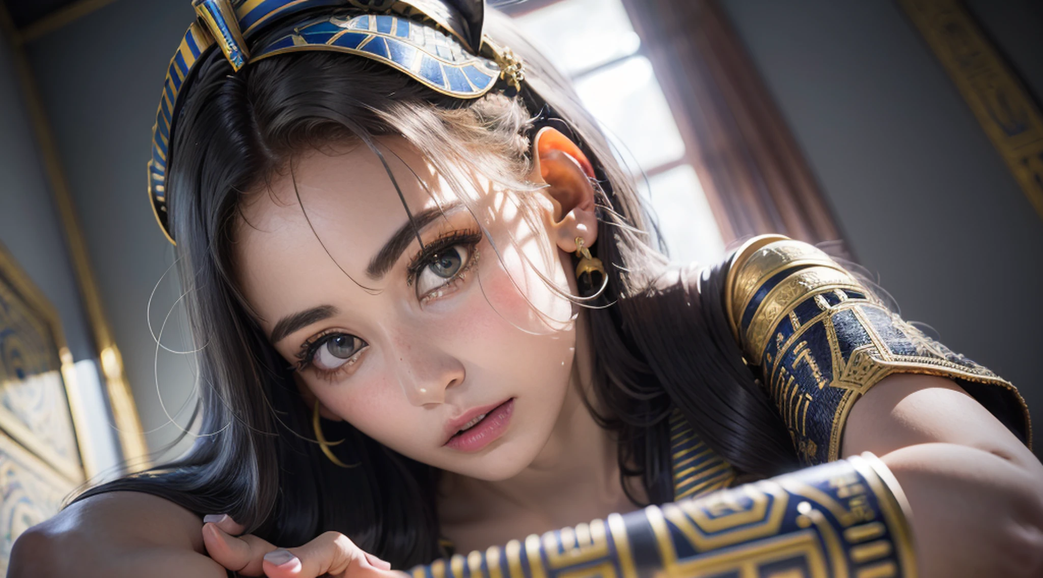 (1 girl Egyptian Art:1.2), (colorido:1.2), Hans Giger, (zentangle:1.2), granulado, extremamente detalhado, detalhes intrincados, dynamic lighting, fotorrealista, luz natural, baixo h, (obra prima, detalhado), alien landscape, imagination, (realista), clear sky, compositing, sun sunset, (HDR:1.5), ao ar livre, detalhes intrincados.