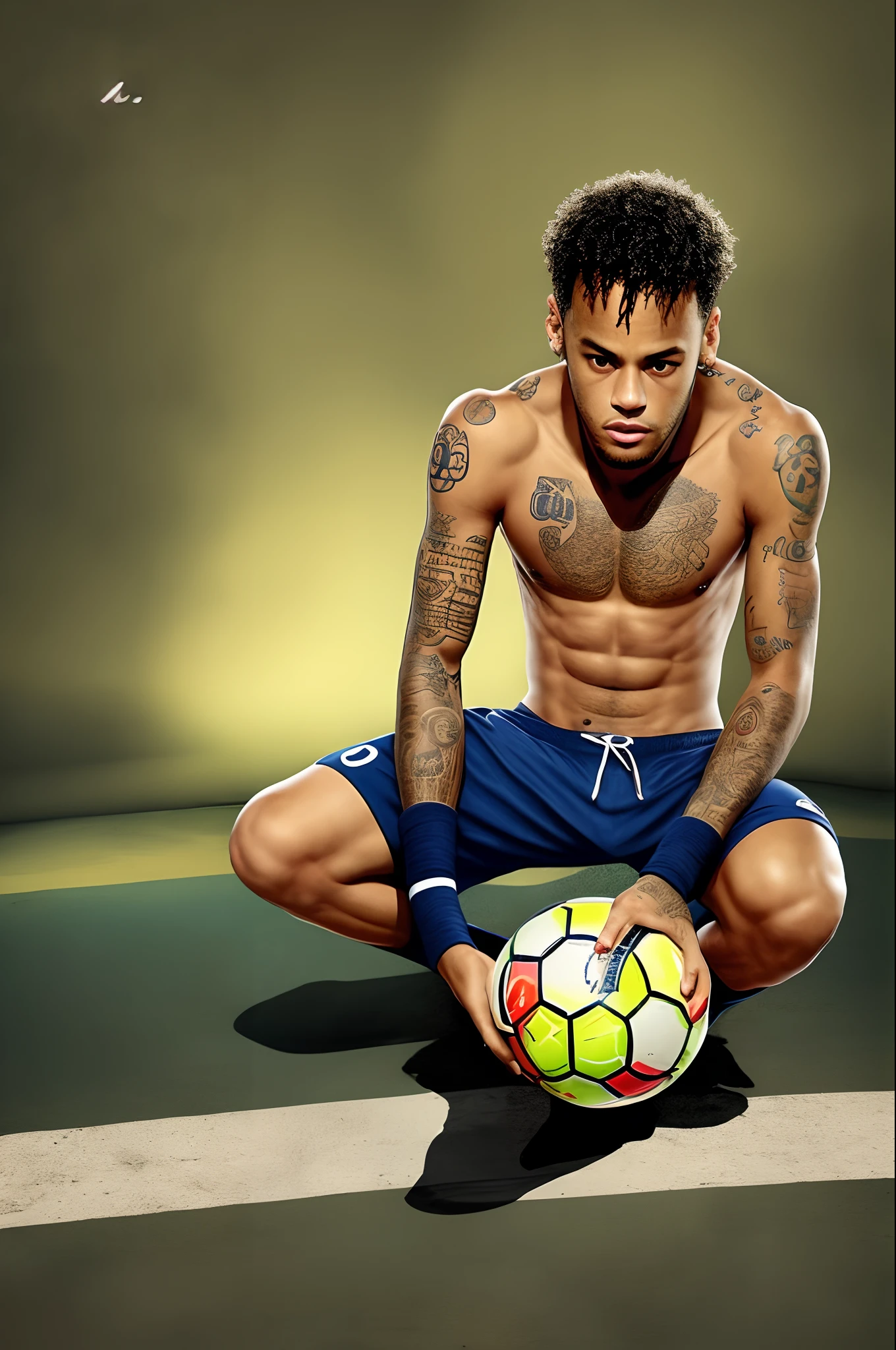 Neymar com a bola de ouro --auto --s2