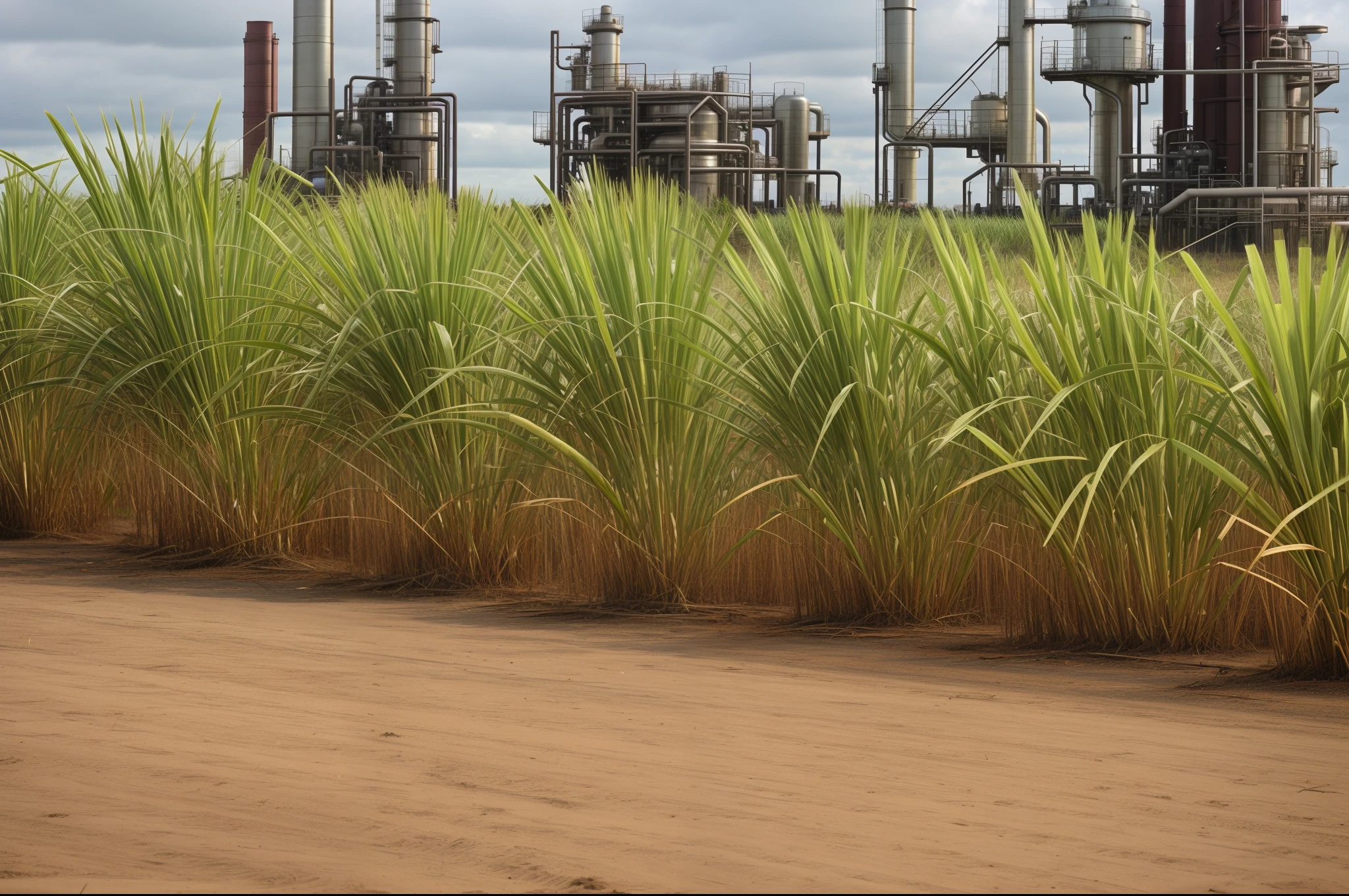 sugar cane and alcohol plant