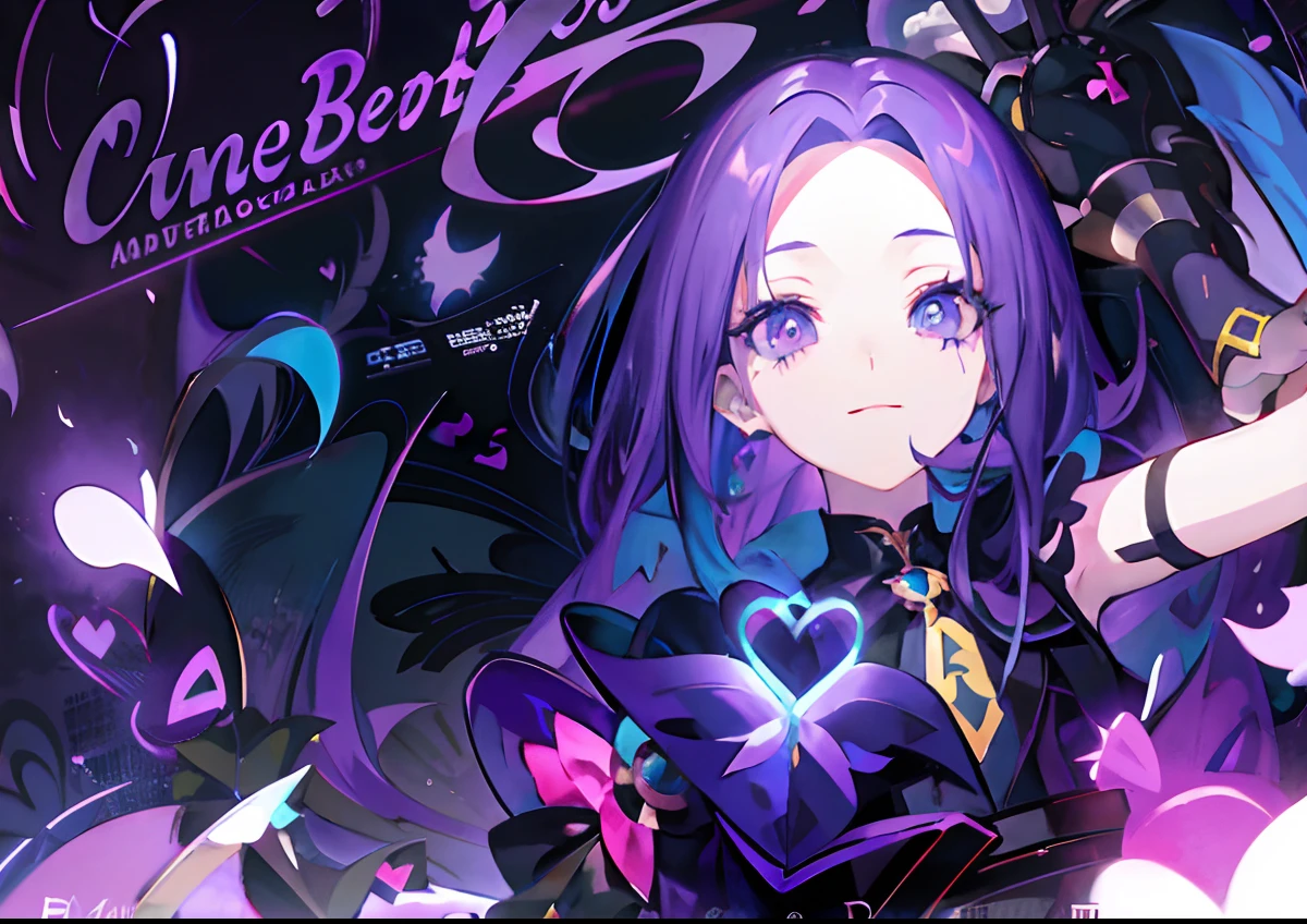 Anime boy with purple hair and blue dress, game art!!, Anime Best Boy, Yellow eyes, official fan art, (heart mark), official artwork, Anime!!!!!!!!!!!!!!!, zerochan art, beatrice blue, safebooru anime image, nightcore, [ conceptual art ]!!, anime style like fate/Stay Night