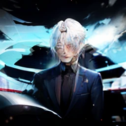 Im gojo satoru, man, white hair , blue eyes , handsome