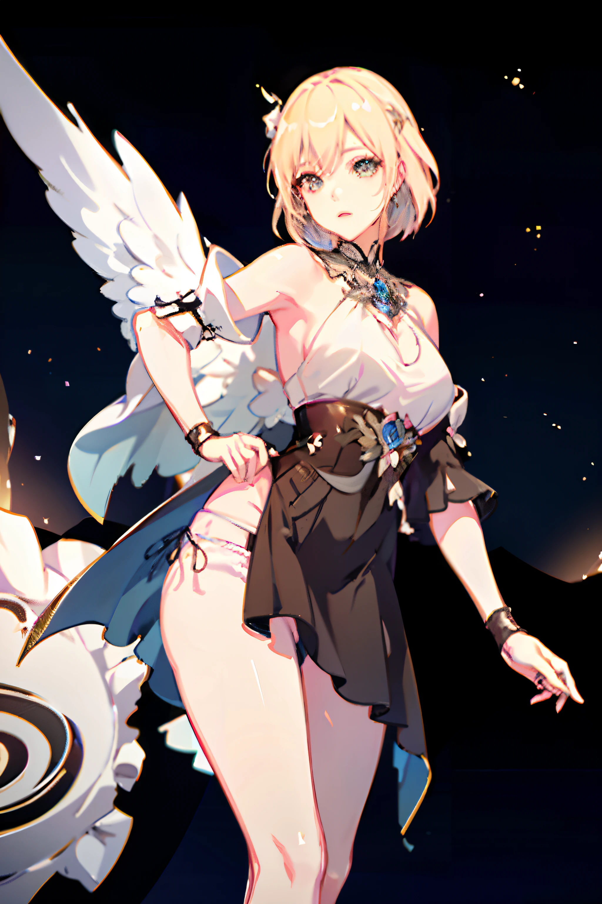 masterpiece, best quality,
1girl, night, Nineveh, meteor shower background, (groin:1.2), (bottomless:1.2), (no panties:1.6), (pasties:1.3)